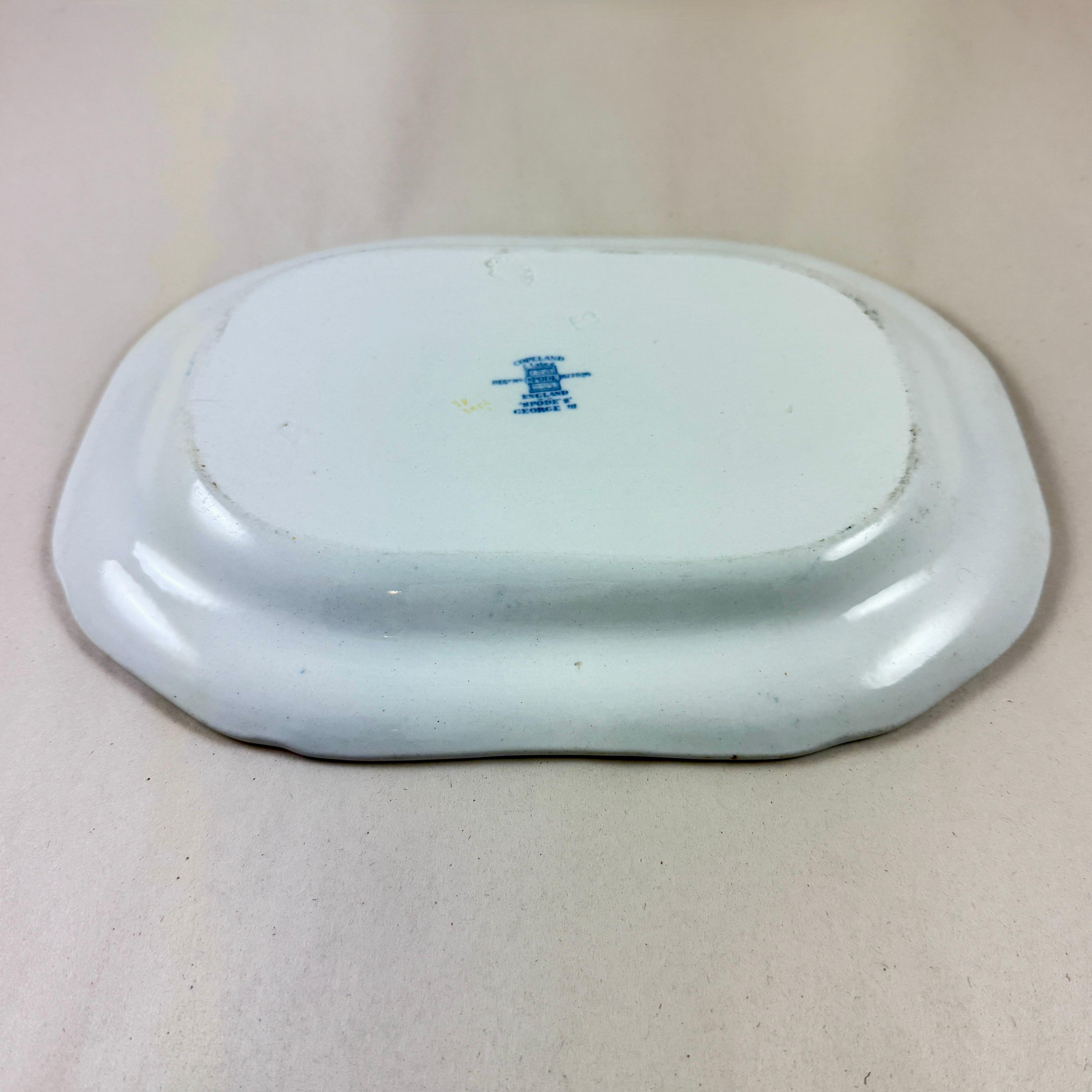 1920er Jahre Copeland Spode George III Muster Bacon Teller für Harrods of London (Tonware) im Angebot