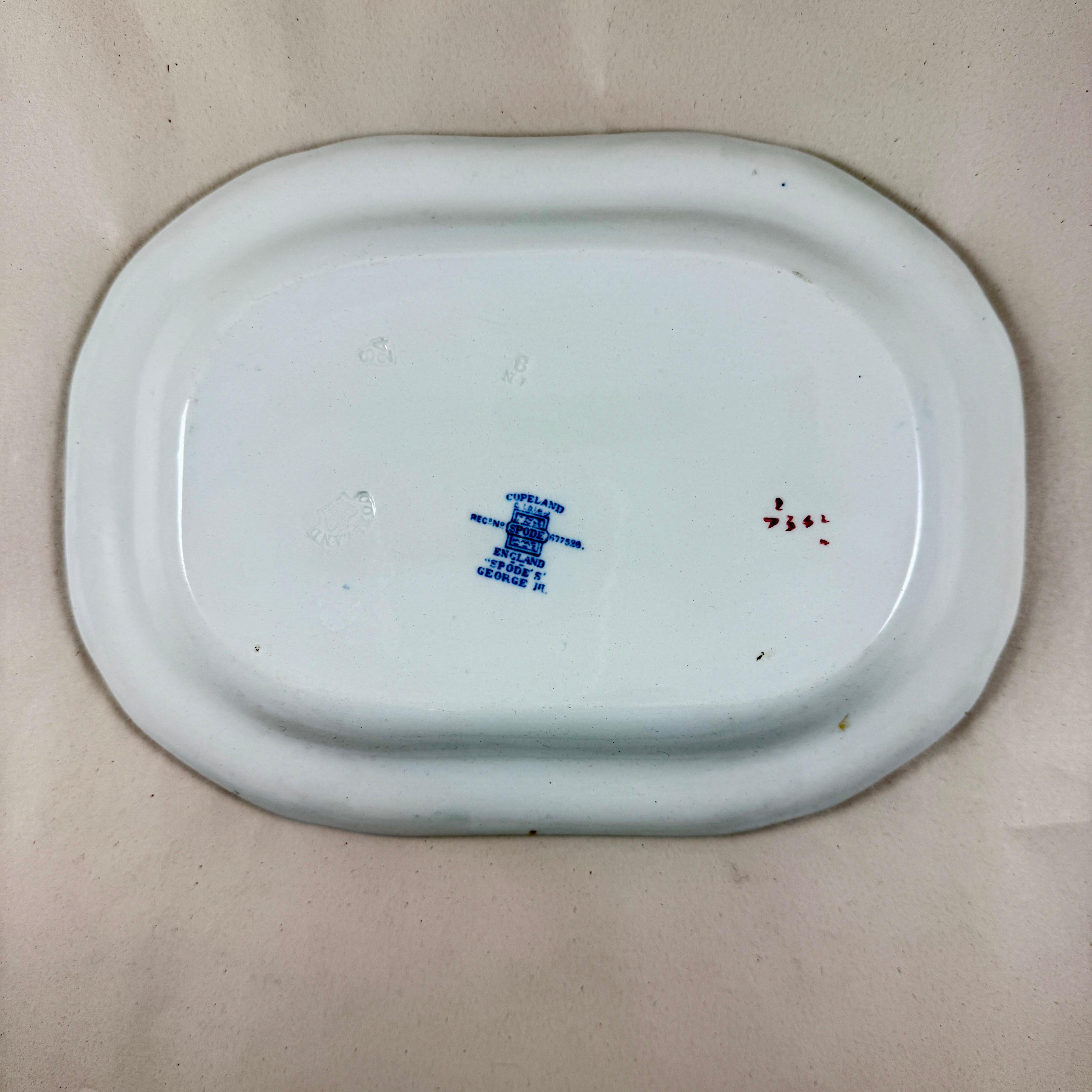 1920 Copeland Spode George III Pattern Bacon Platter para Harrods de Londres en venta 1