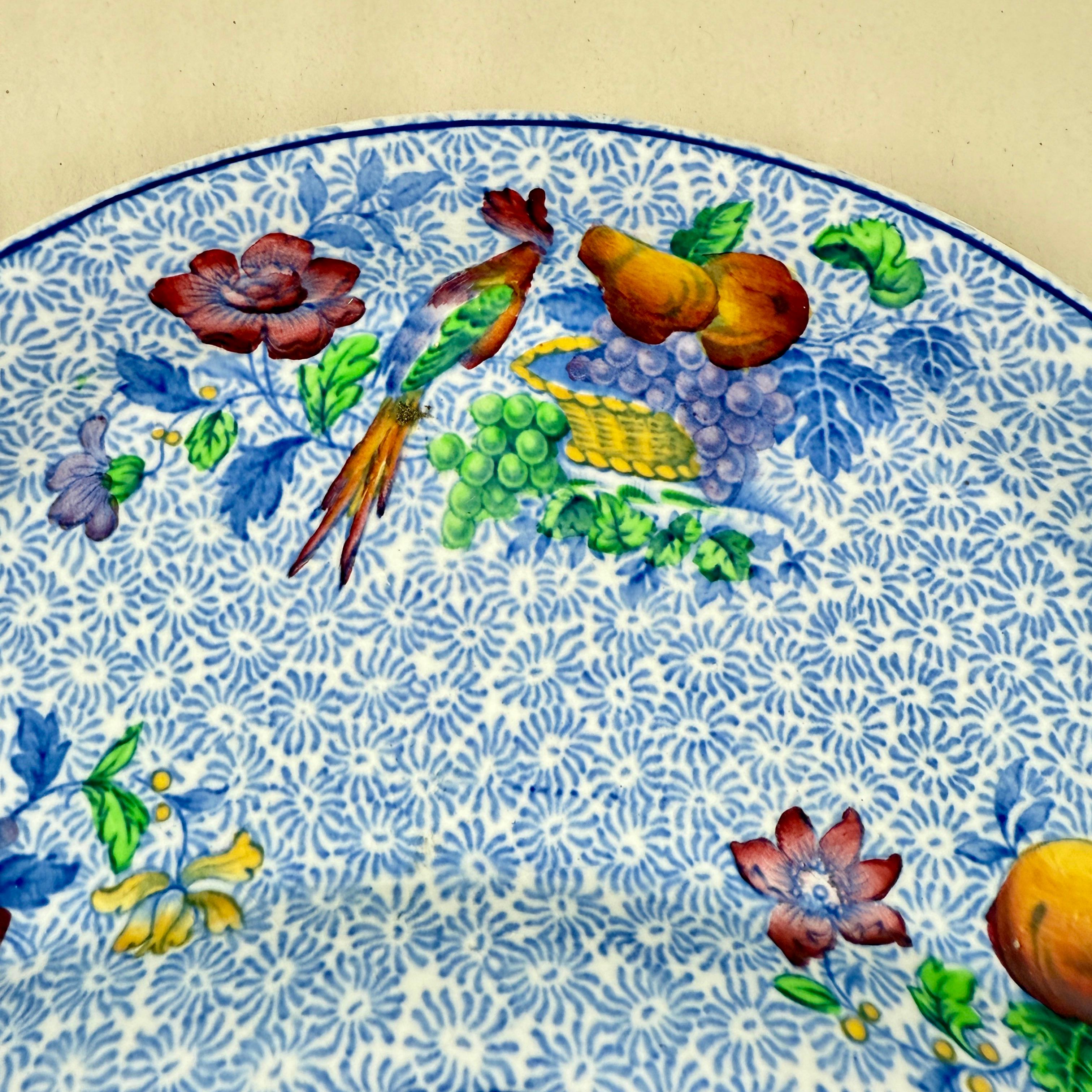 1920er Jahre Copeland Spode George III Muster Crescent Side Dish für Harrods of London (George III.) im Angebot
