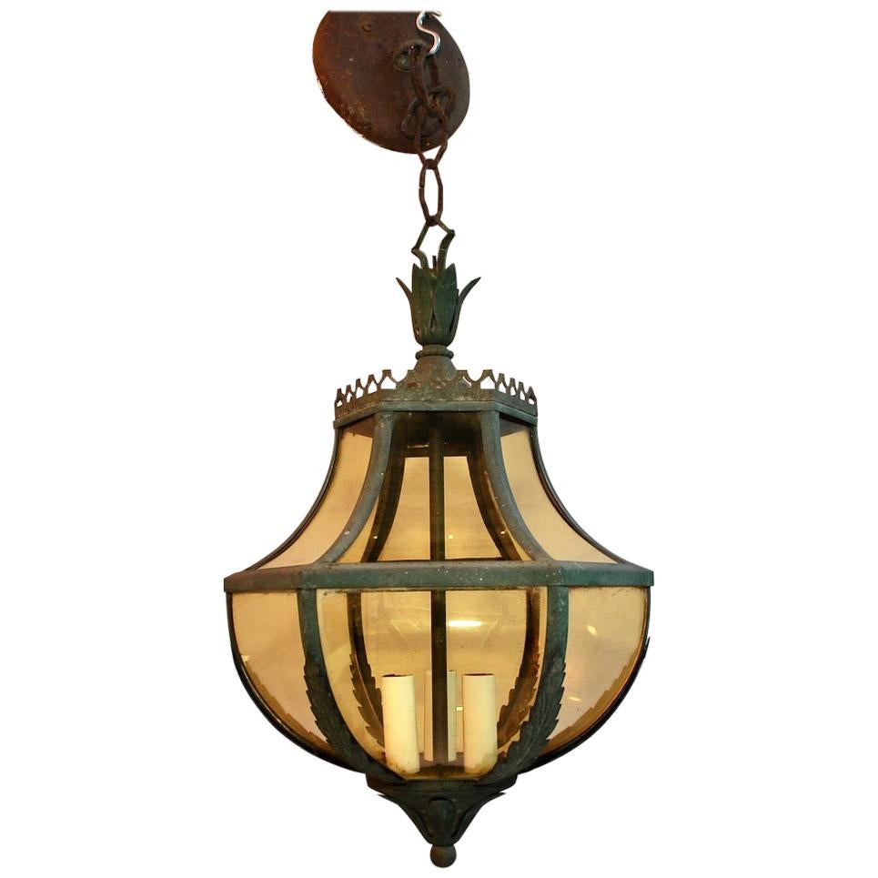 1920s Copper Lantern