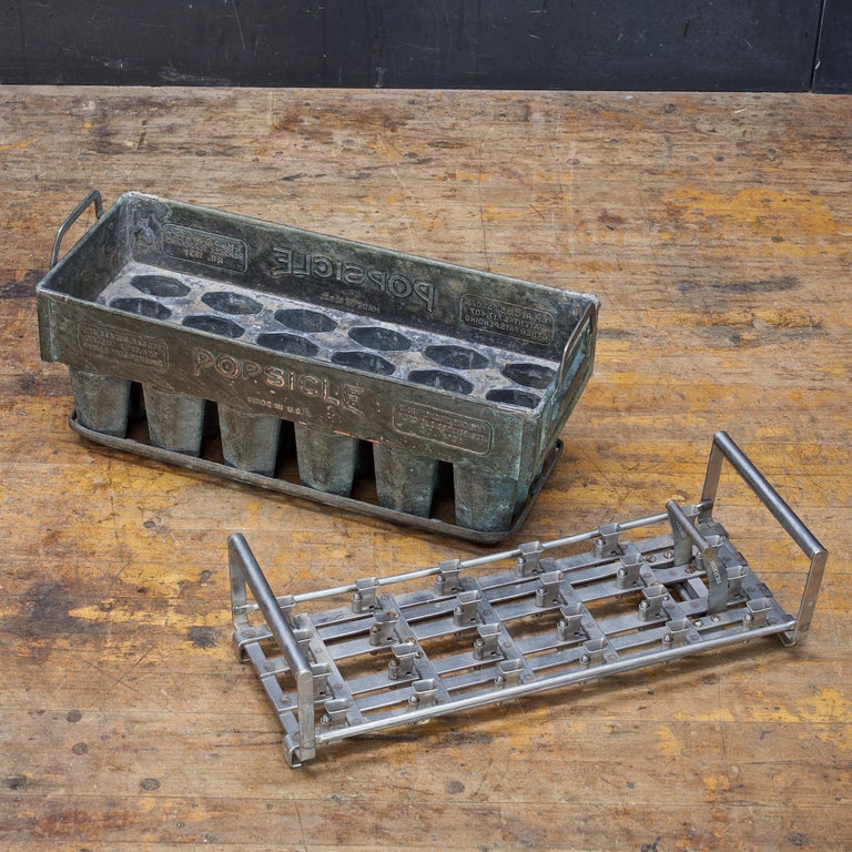 1950's Industrial Popsicle Mold, Vintage Ice Pop Tray – Golden Oldies  Antiques