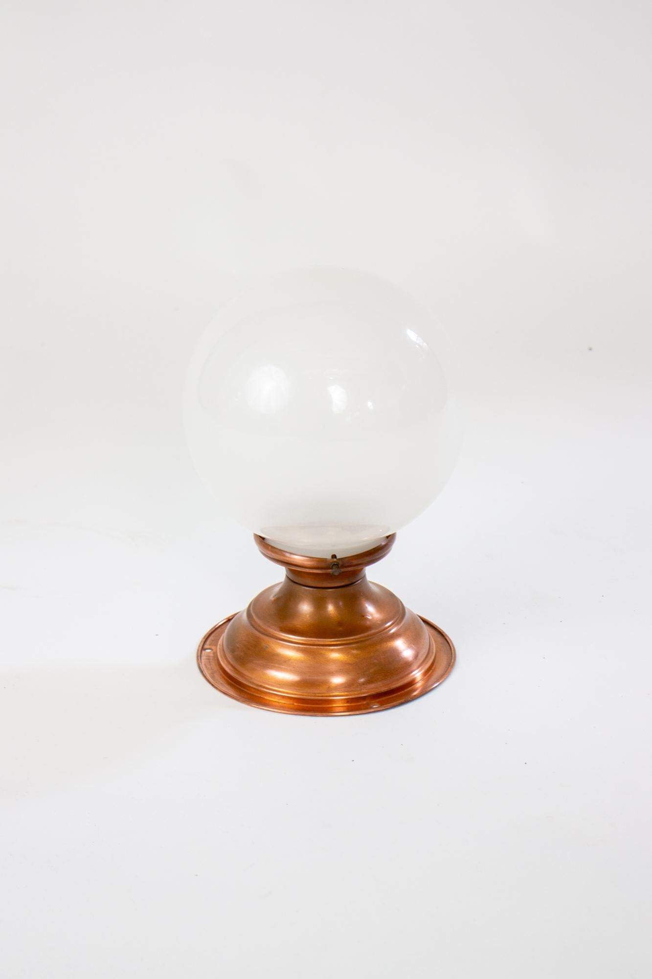 Neoclassical Revival 1920’s Copper Porch Light For Sale
