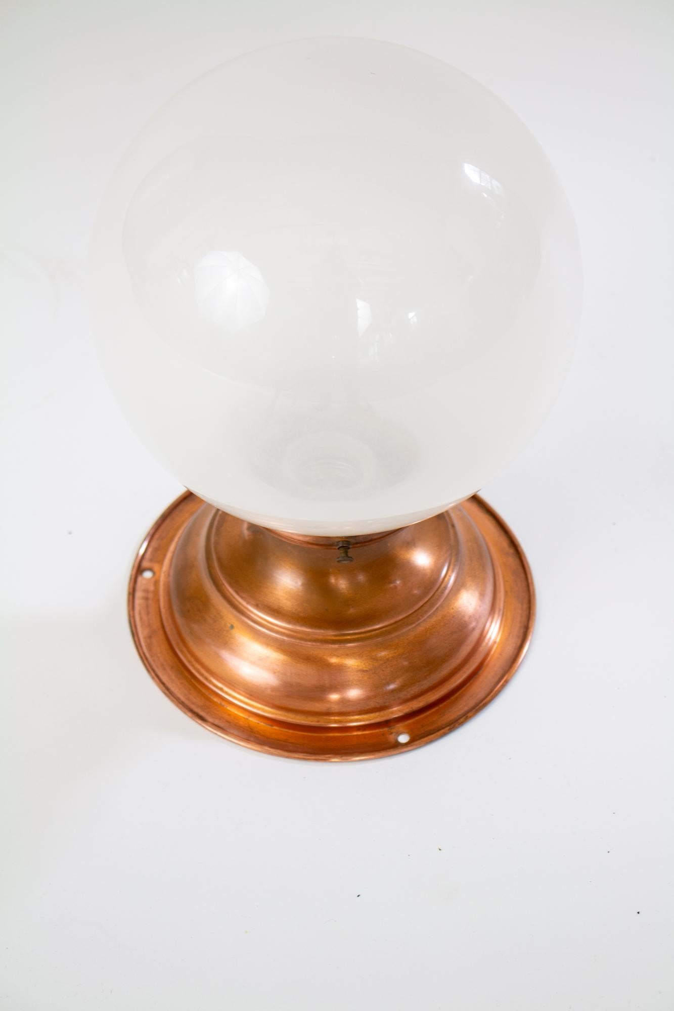 1920's Kupfer Veranda Licht (amerikanisch) im Angebot