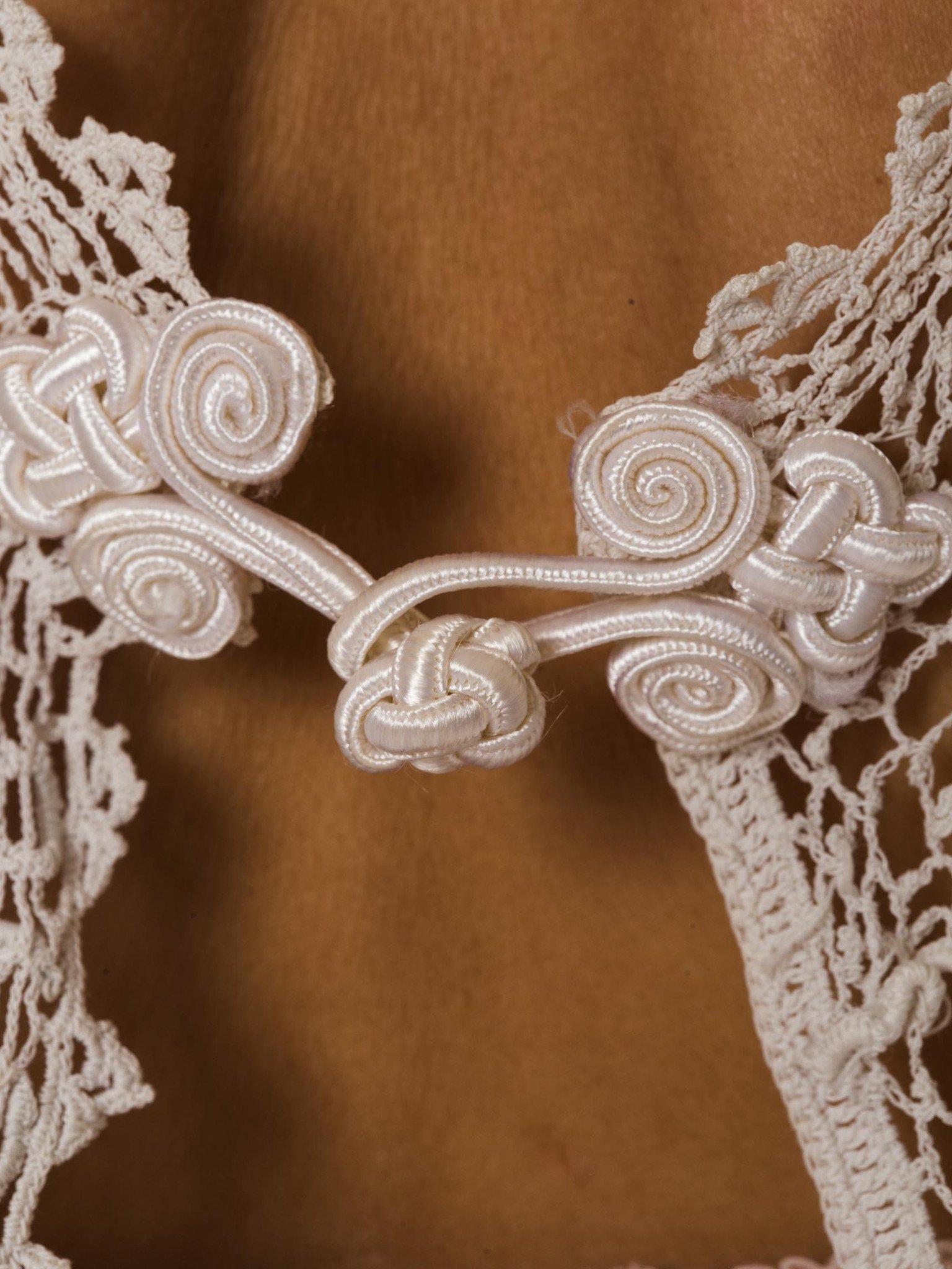 1920S  Cotton Irish Crochet Vest 4