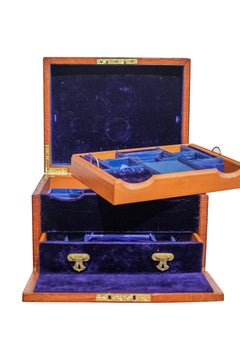 1920s Crocodile Jewelry Case