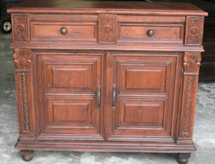1920s Custom Made Solid Teak Wood Elegant Vanity from a French Colonial Home