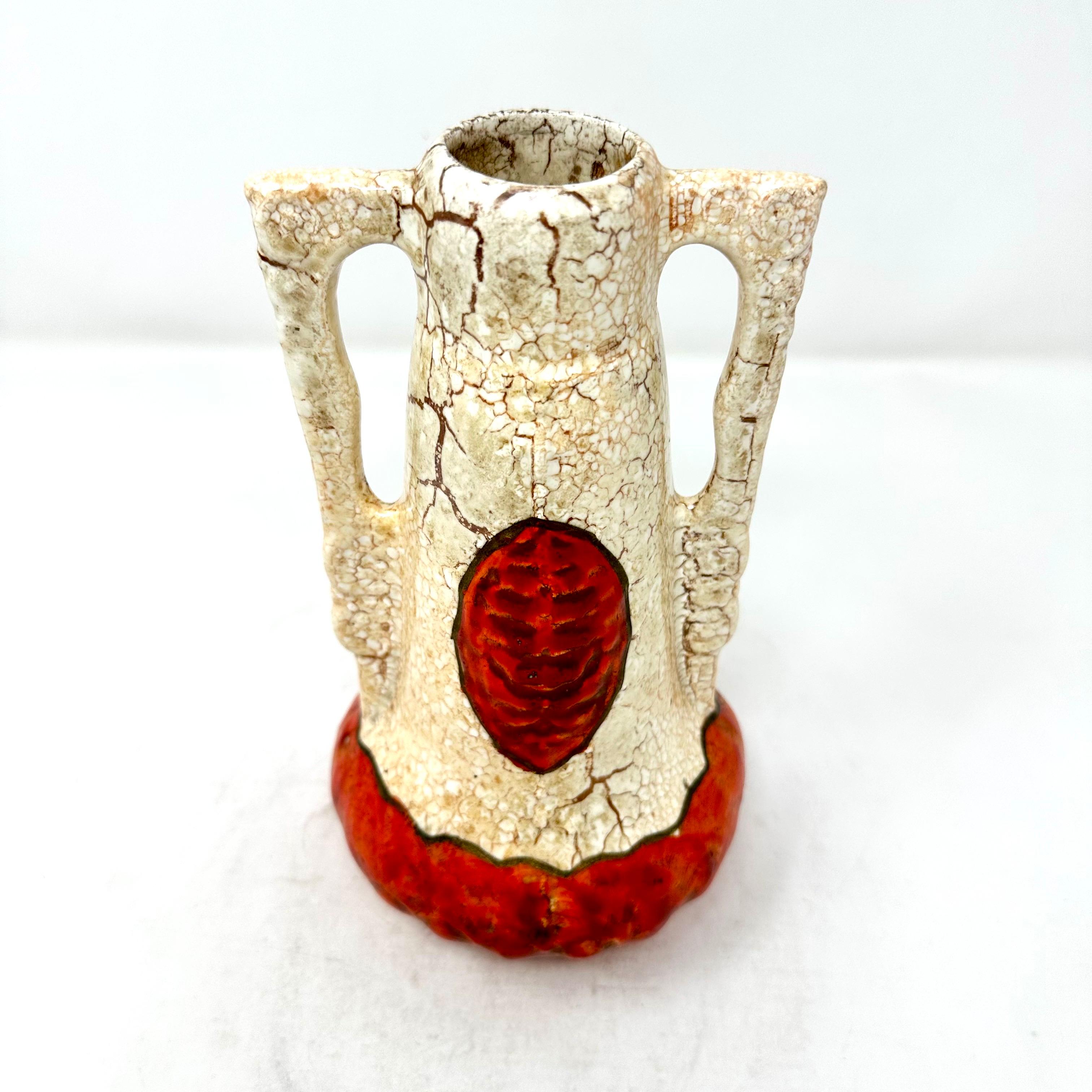Vaso cecoslovacco Art Deco degli anni '20 
