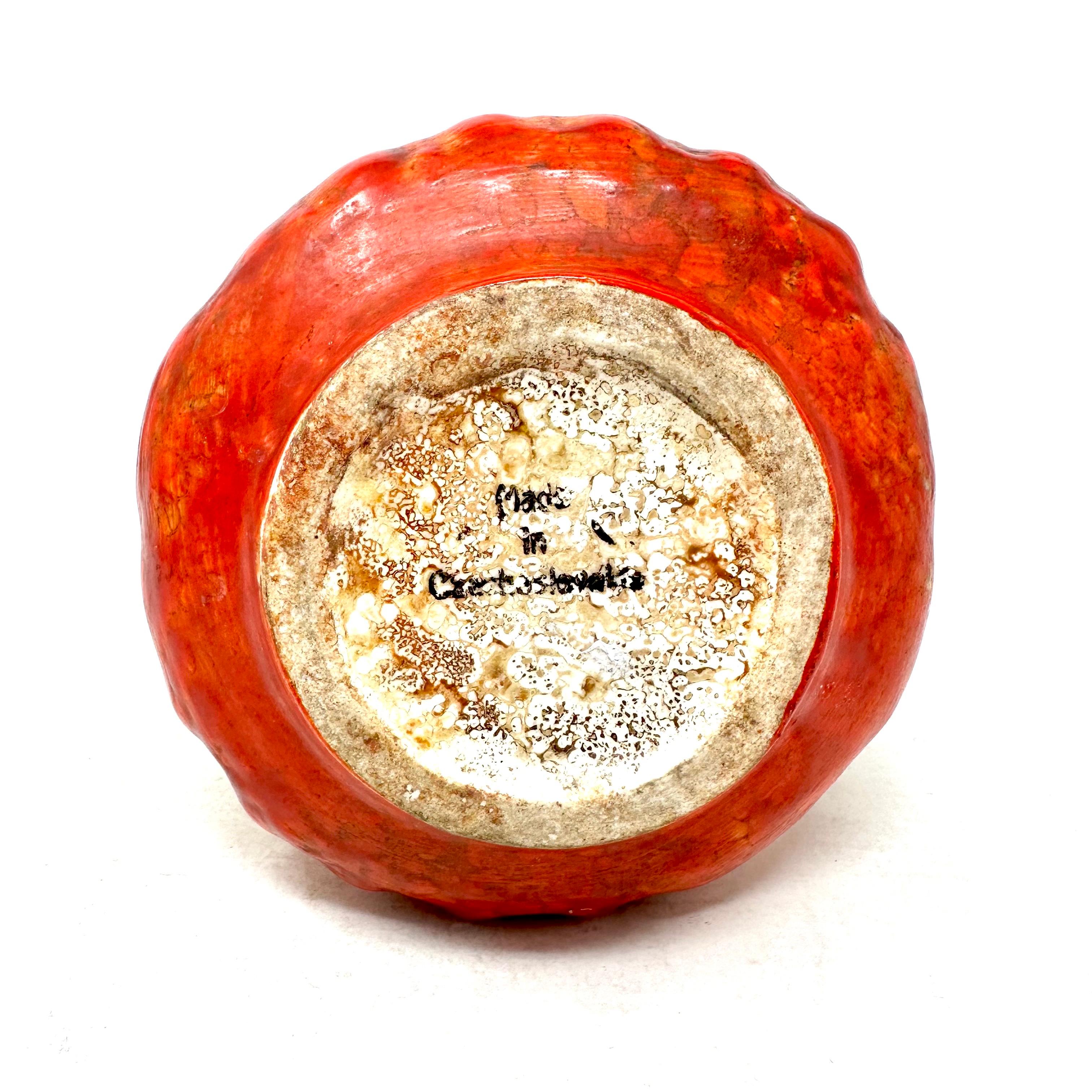 Terracotta Vaso ceco Art Deco 
