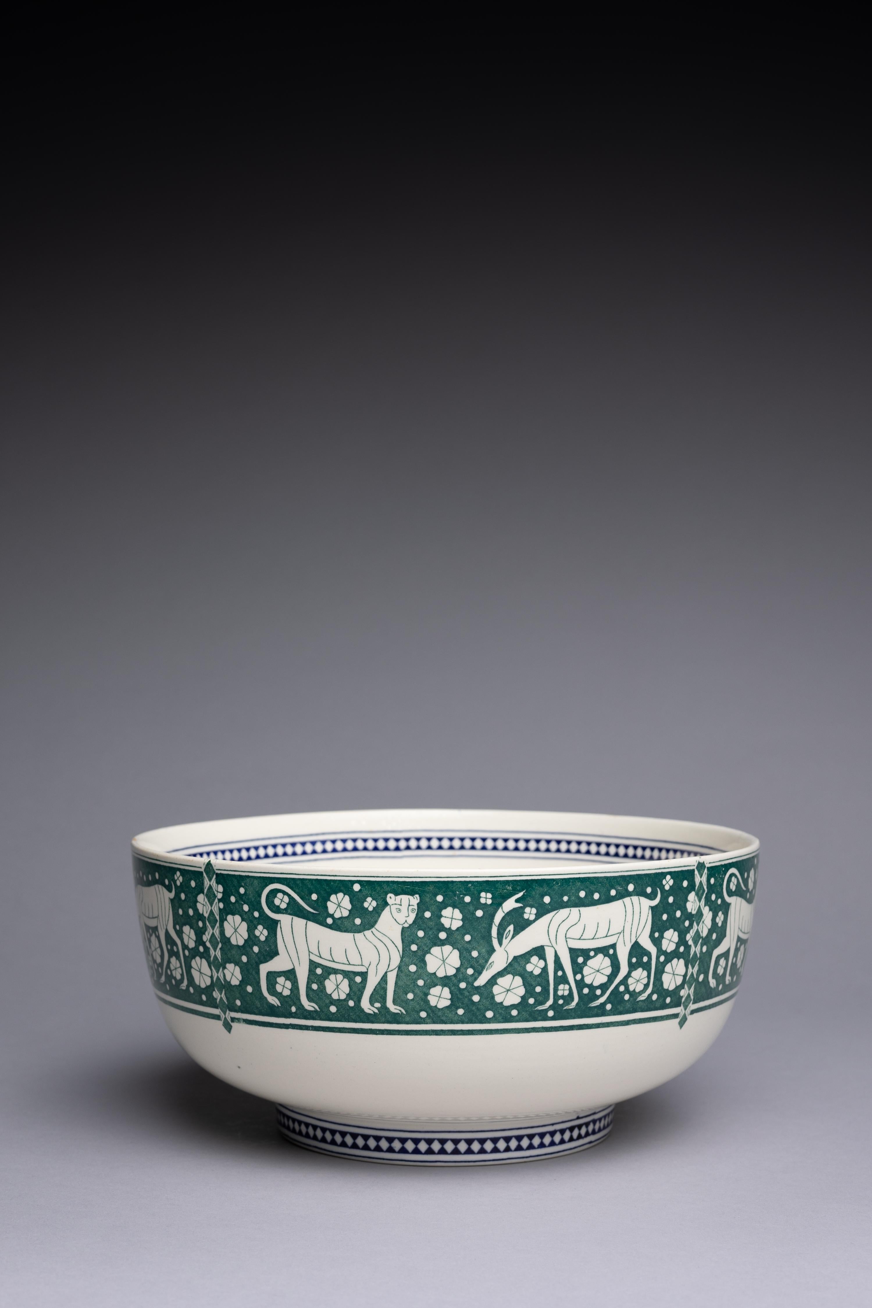 A Wedgwood Queensware bowl designed by Daisy Makeig-Jones in the Istria pattern after an ancient Greek vase from Sir William Hamilton’s collection.

This ‘Istria’ pattern bowl by Wedgwood designer Daisy Makeig-Jones is quite a departure from her