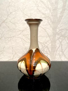 1920s Danish 16 cm Ceramic High Necked Baluster Shaped Vase by Herman Kähler