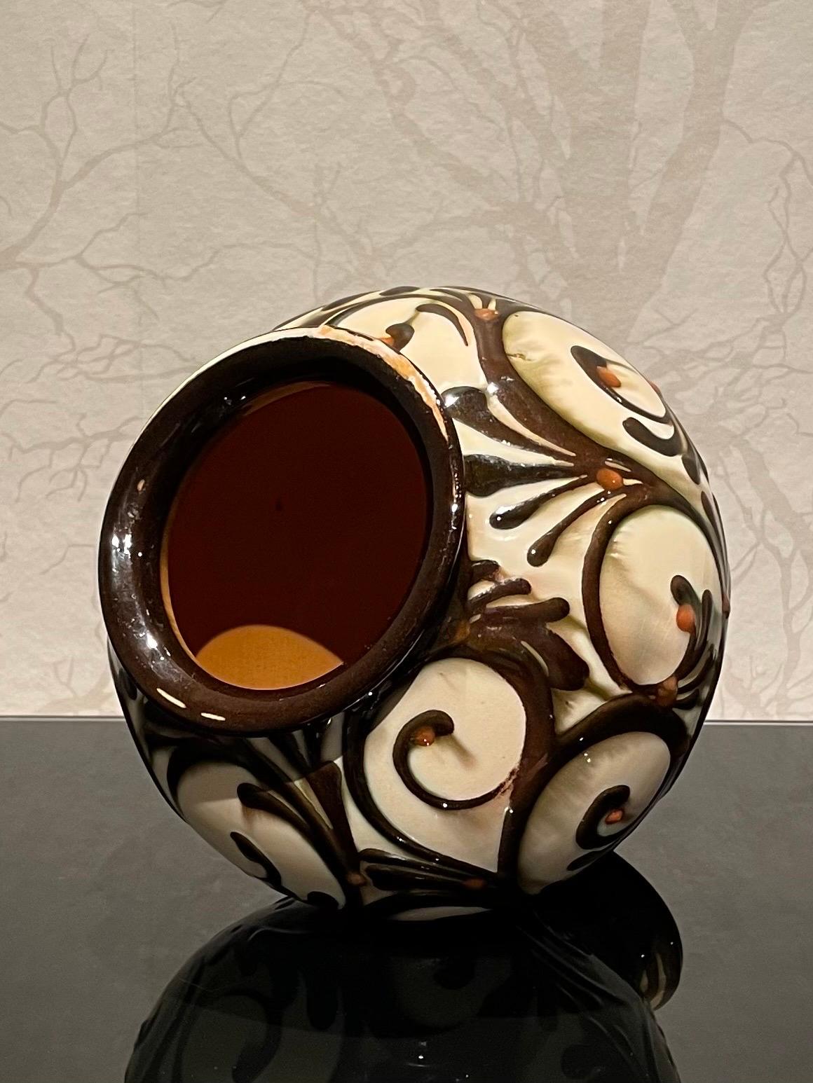 1920s Danish Ceramic Vase by Herman Kähler 1