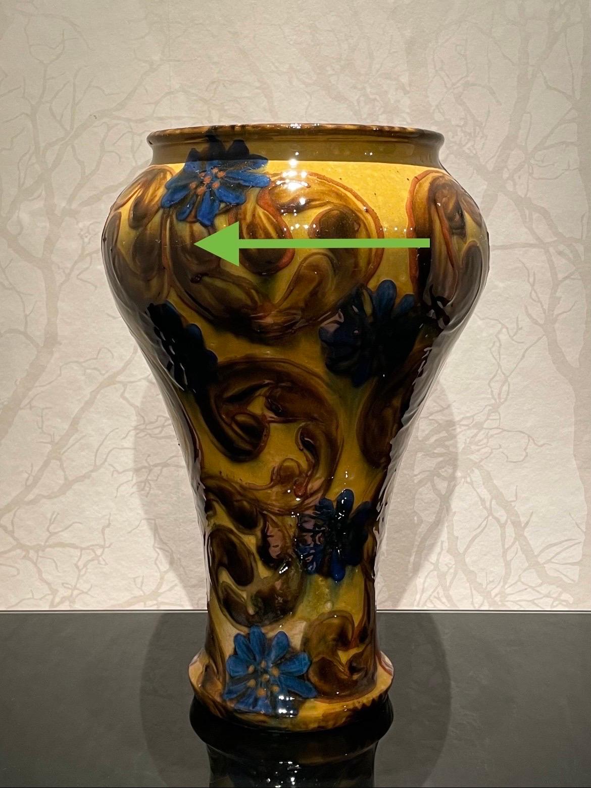 1920s Danish Fundamental Ceramic Vase by Herman Kähler For Sale 6