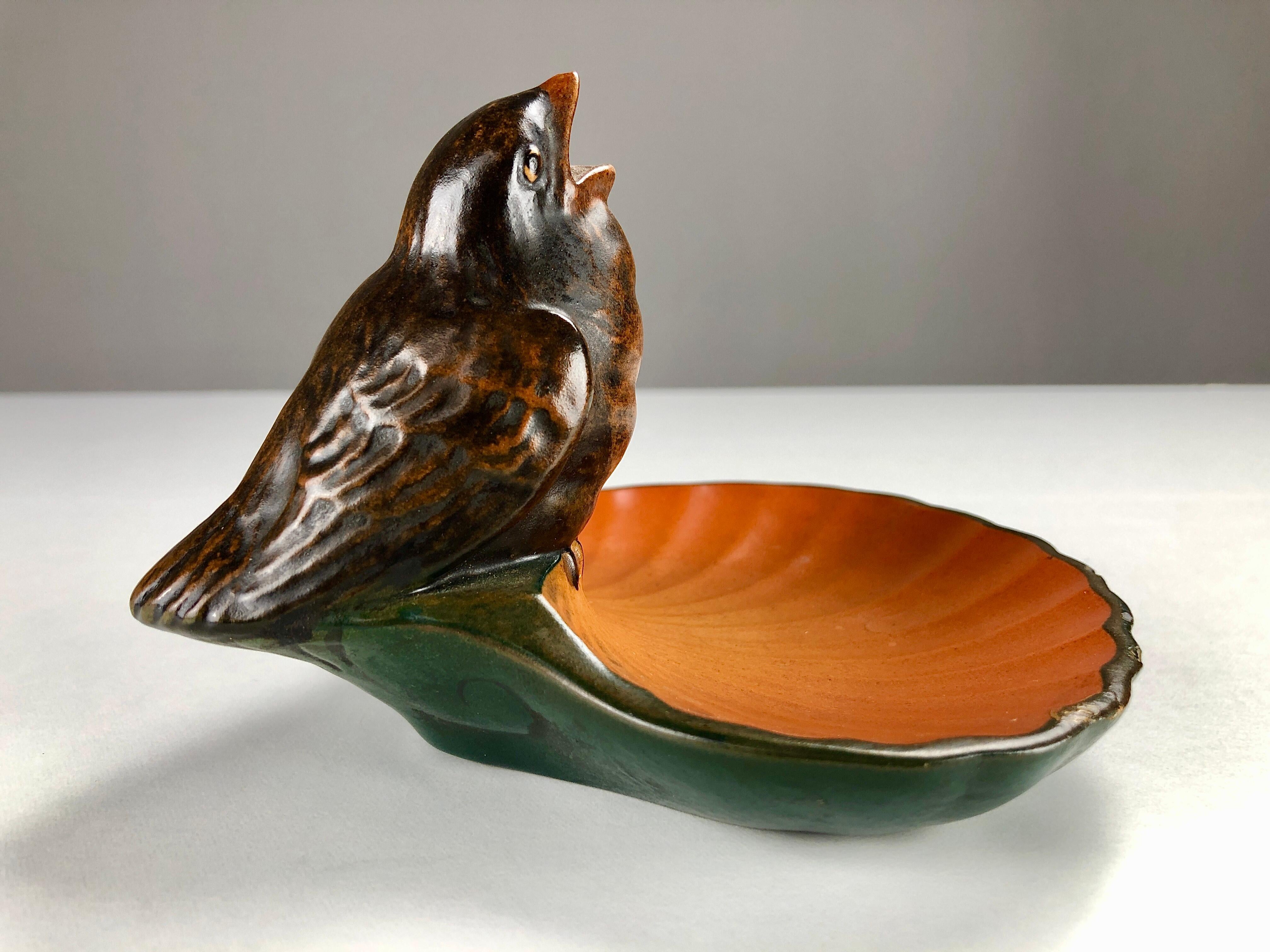 1920's Hand-Crafted Danish Art Nouveau Ash Tray / Bowl by P. Ipsens Enke For Sale 1