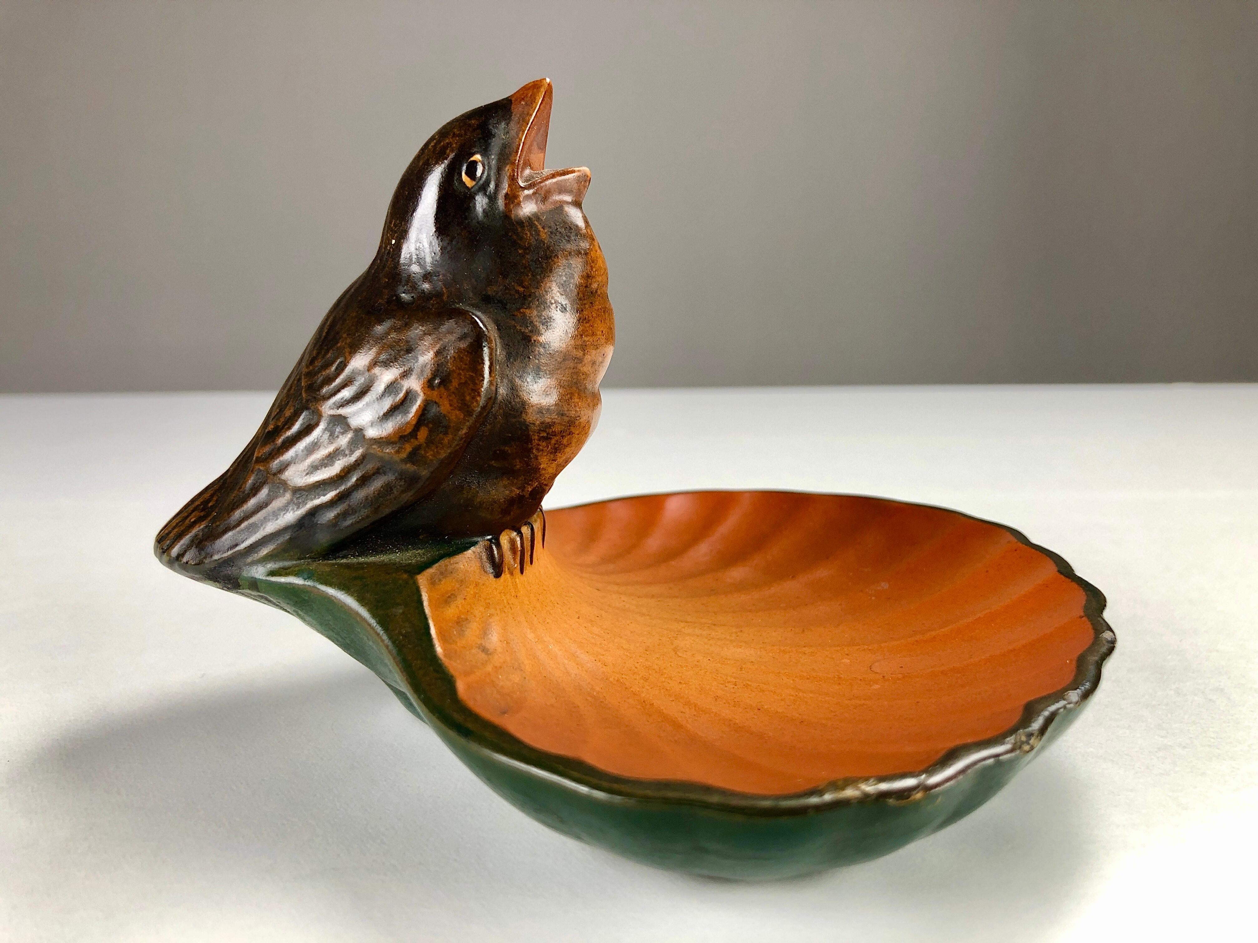 1920's Hand-Crafted Danish Art Nouveau Ash Tray / Bowl by P. Ipsens Enke For Sale 2