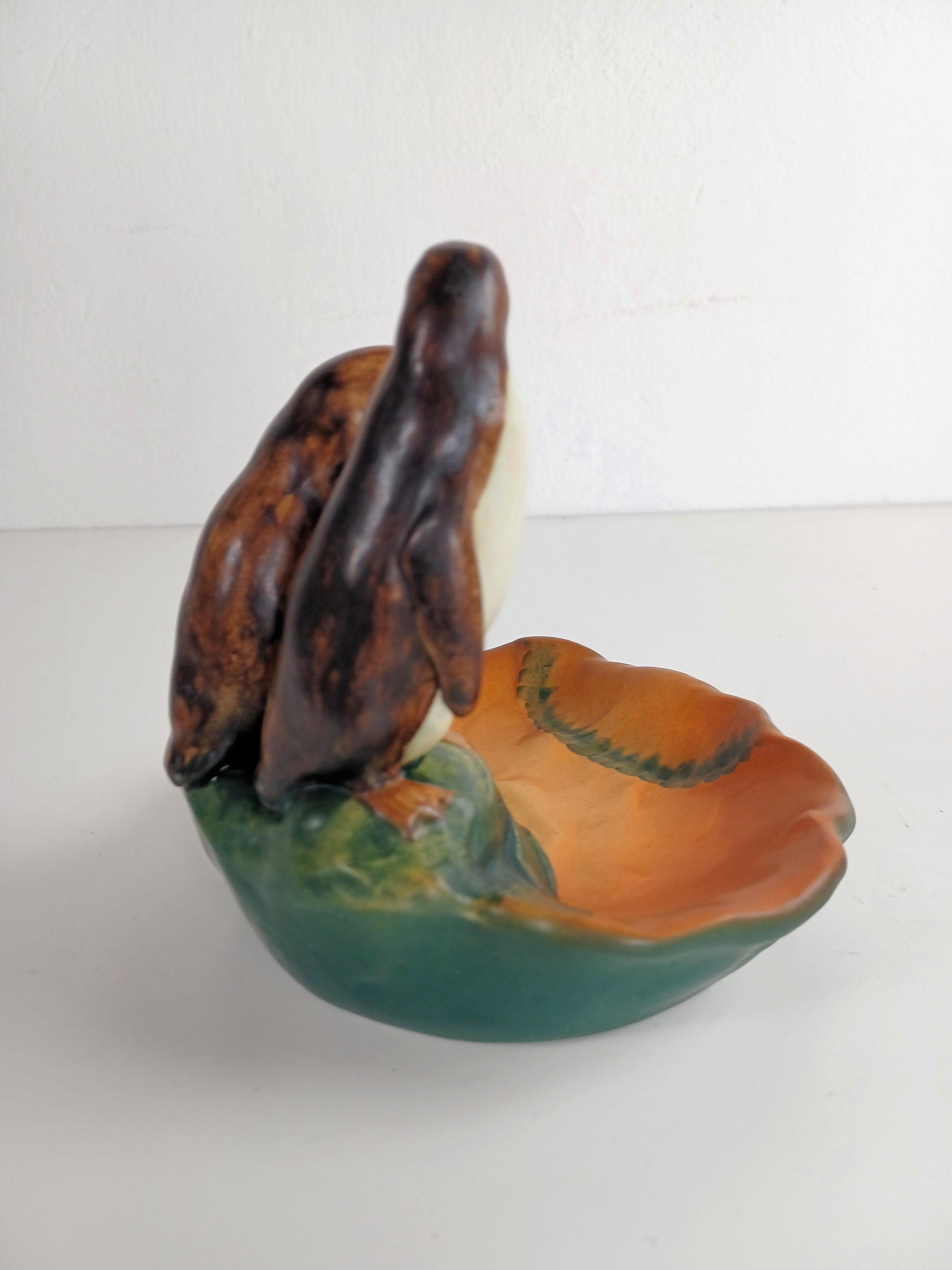Vassoio portacenere in stile Art Nouveau danese del 1920, realizzato a mano da P. Ipsens Enke in vendita 1