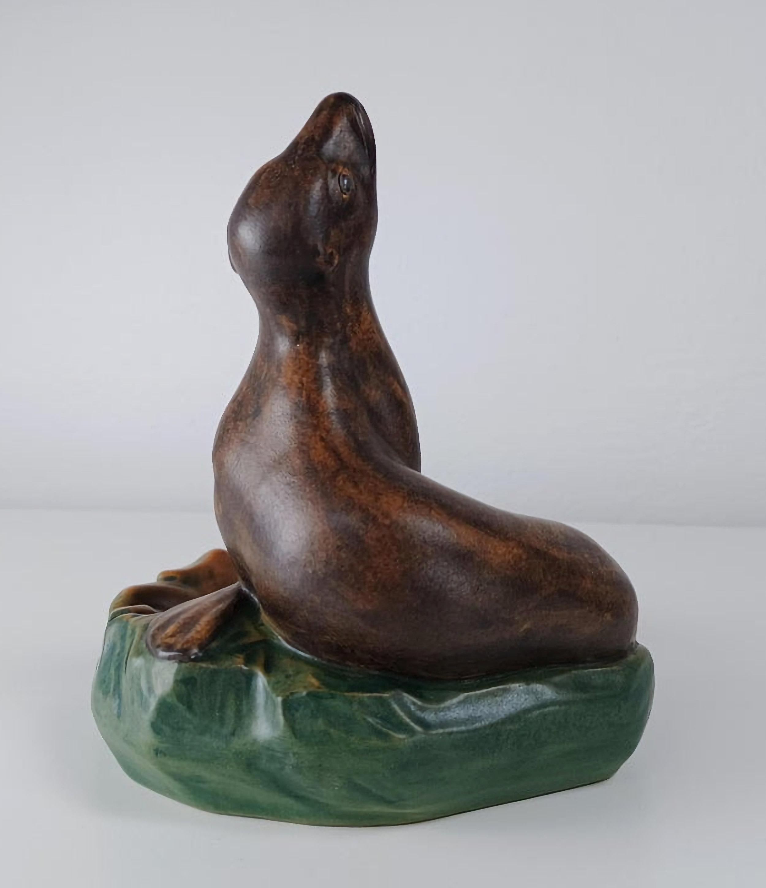 Cendrier / Bol à cendres Art Nouveau danois des années 1920 fait à la main par P. Ipsens Enke Bon état - En vente à Knebel, DK