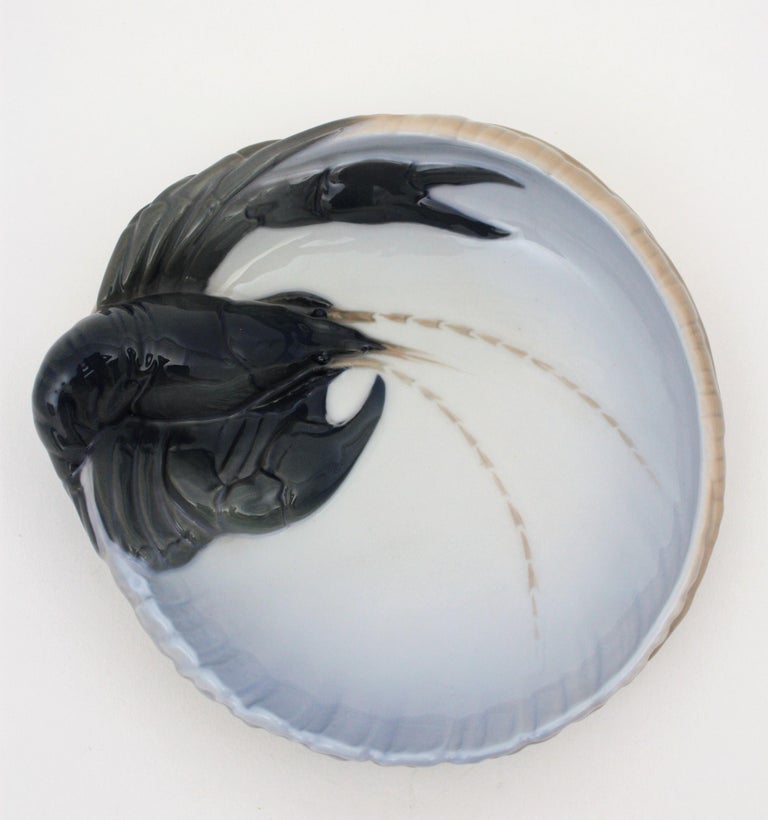 ROYAL COPENHAGEN ロブスターディッシュ Model 3498 Lobster Bowl from