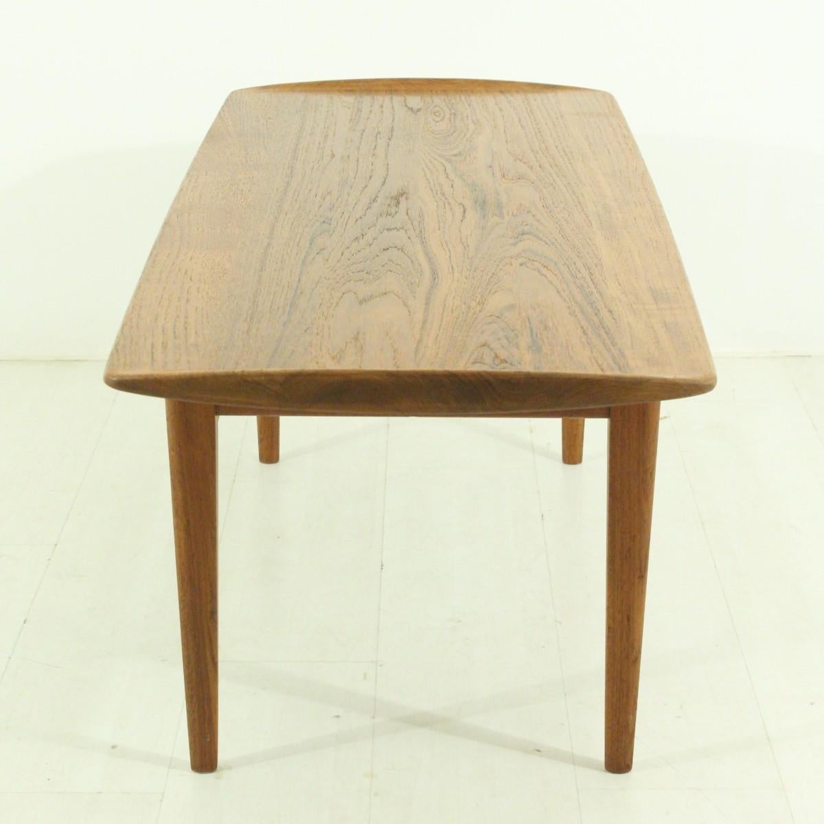 Mid-Century Modern 1920s Danish Teak coffee table by Tove & Edvard Kindt-Larsen