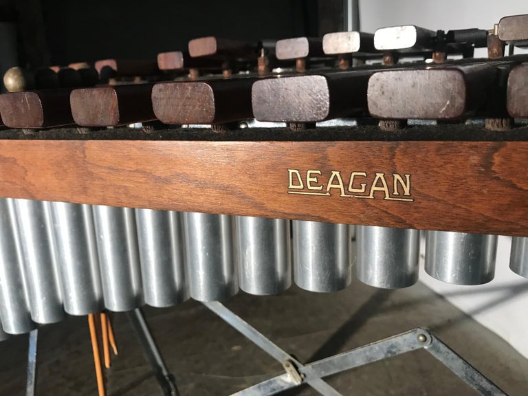 American 1920s Deagan 725 Marimba Model B, Rosewood Keys, 3.5 Octave For Sale