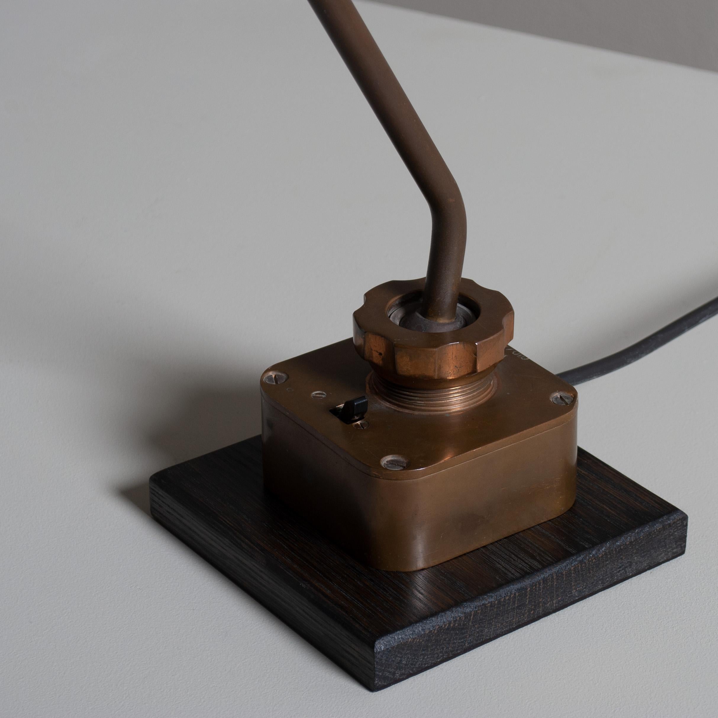 Brass 1920's Deco Bakelite Lamp