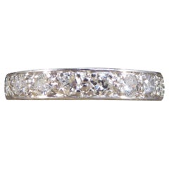 1920's Diamond Full Eternity Ring in 18ct White Gold