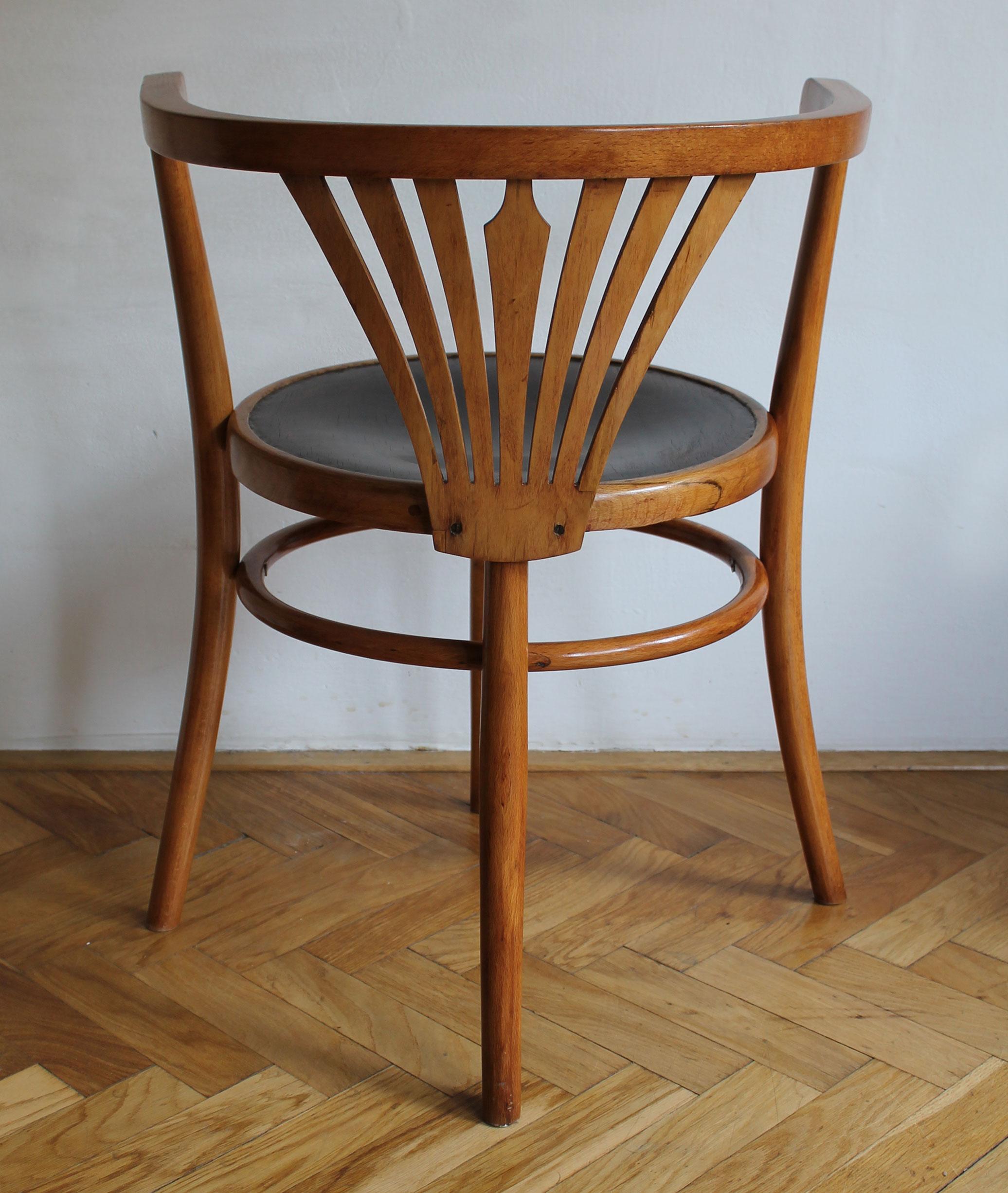 1920's Dining Chair model B 28 by Thonet For Sale 1