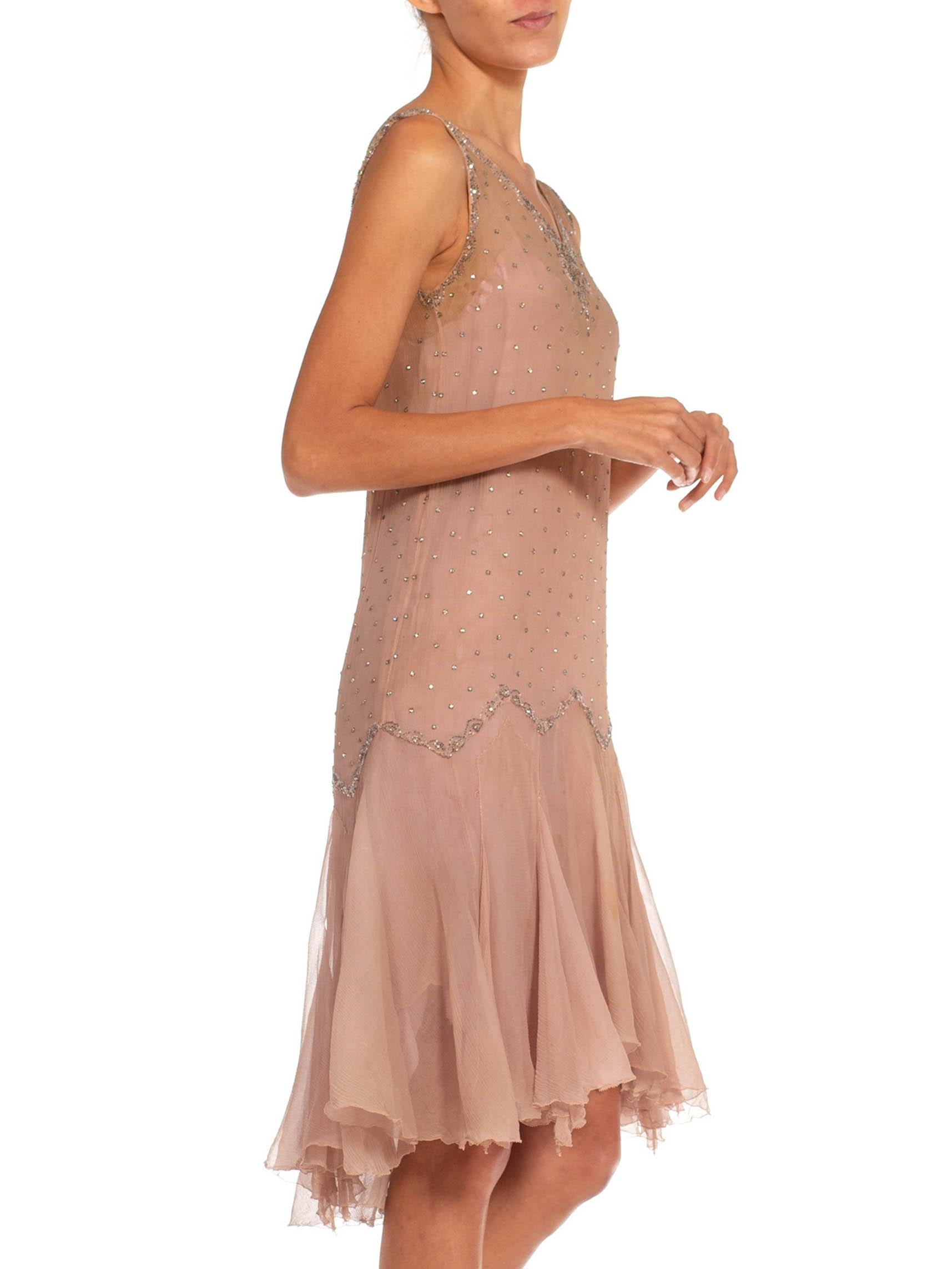silk dusty rose dress