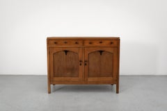 1920er Jahre Niederländisch Art Deco Amsterdam Schule Eiche Schrank oder Sideboard, schwarze Akzente