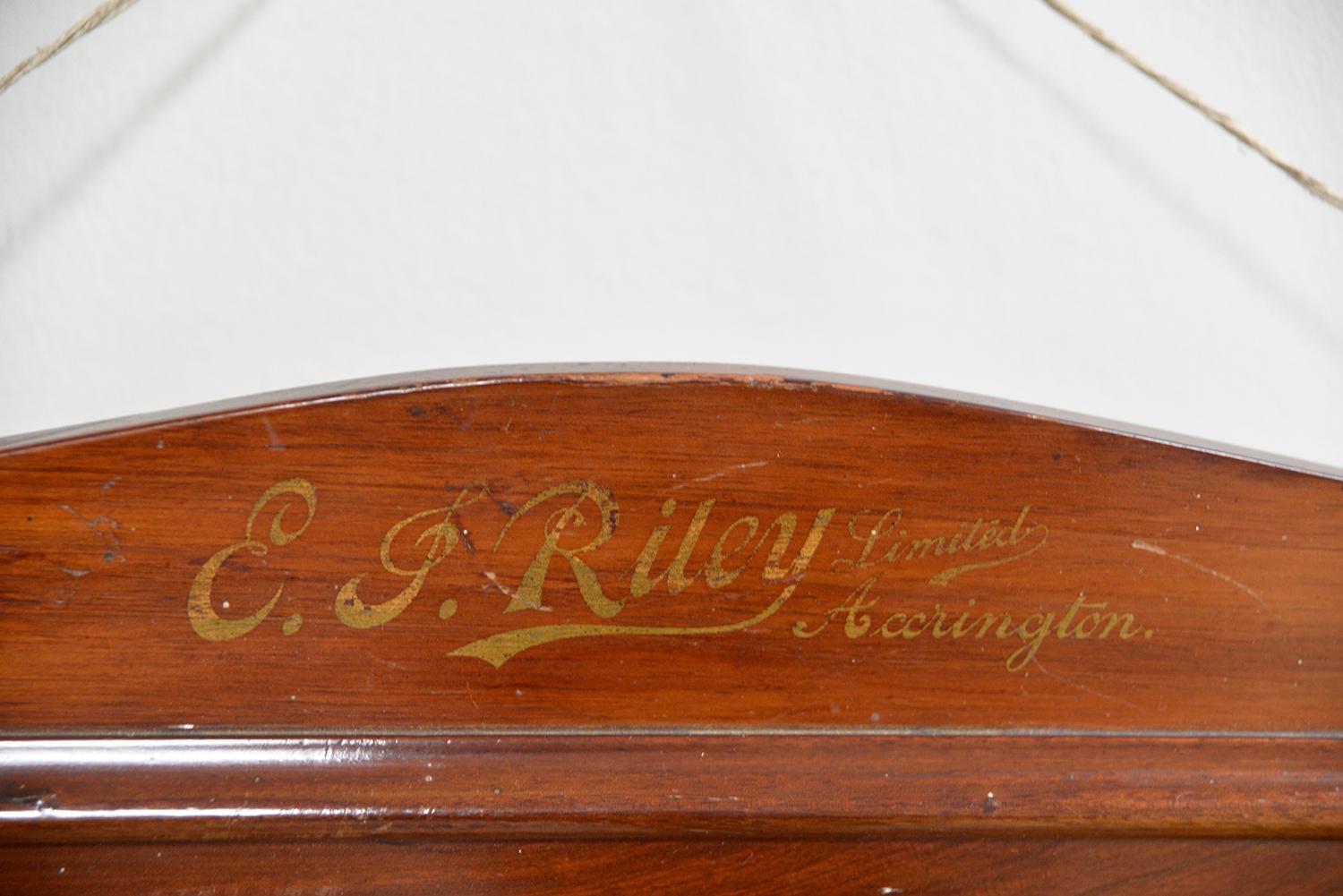 1920s E J Riley Ltd Accrington Mahogany Billiard Score Board Snooker Sporting 3