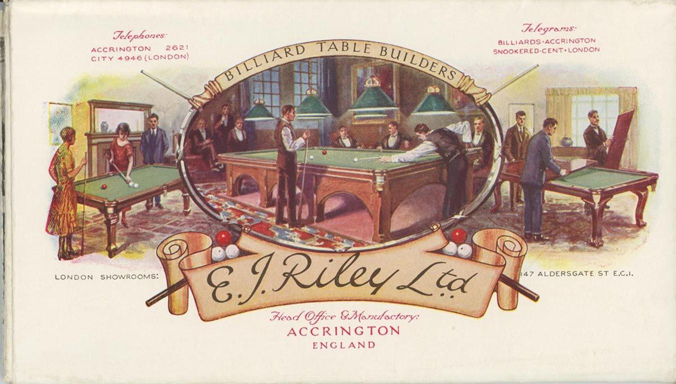 1920s E J Riley Ltd Accrington Mahogany Billiard Score Board Snooker Sporting 7