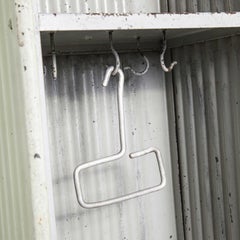 1920s Early Original Three Door Forge De Strasbourg Locker, SNCF