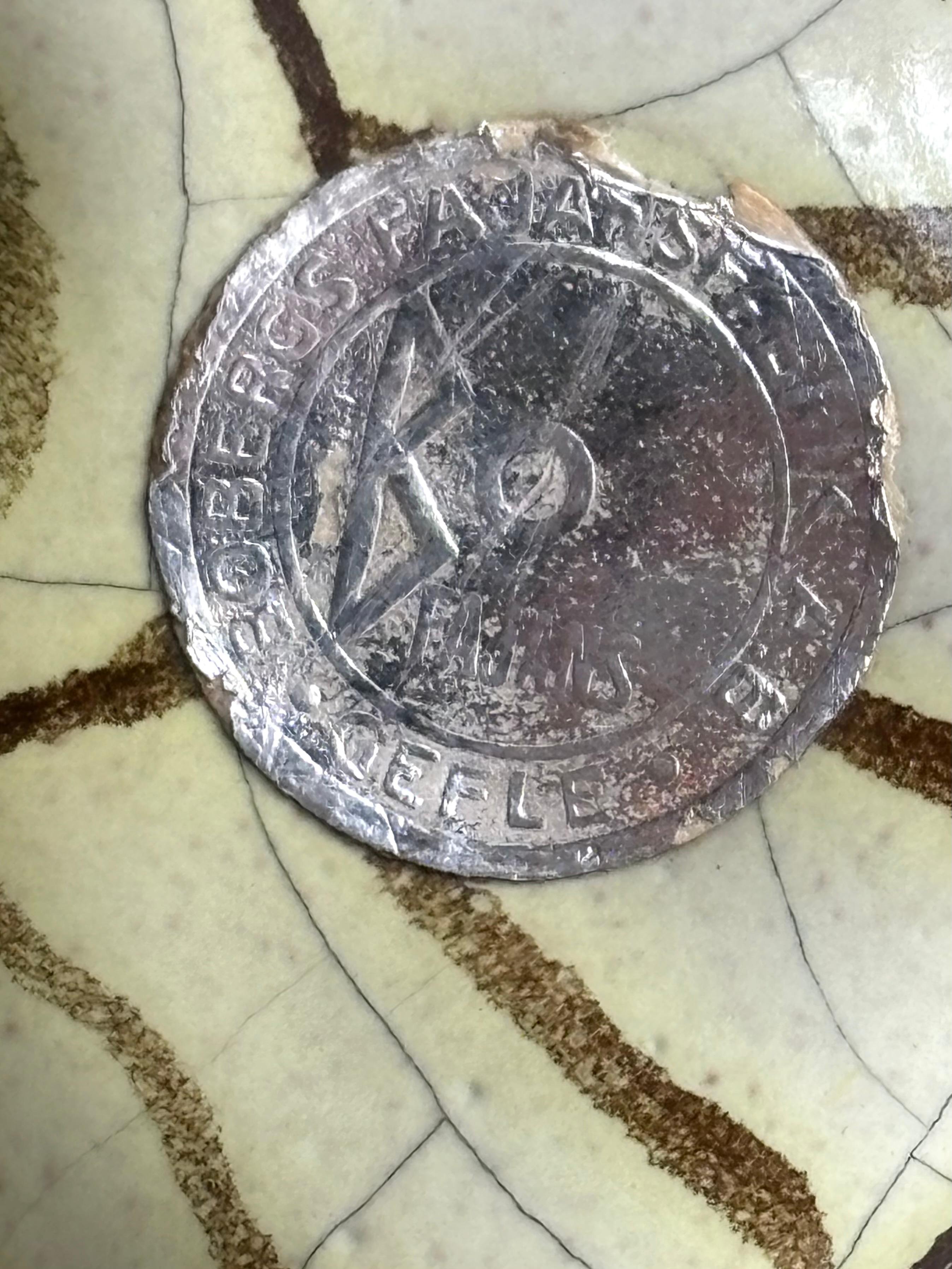 1920s Ebeling Art Nouveau Figurine Vide-Poche Bowl, Suecia en venta 1