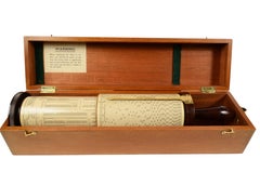 1920s Ebonite and Brass Spiral Fuller Slide-Rule Antique Scientific Instrument