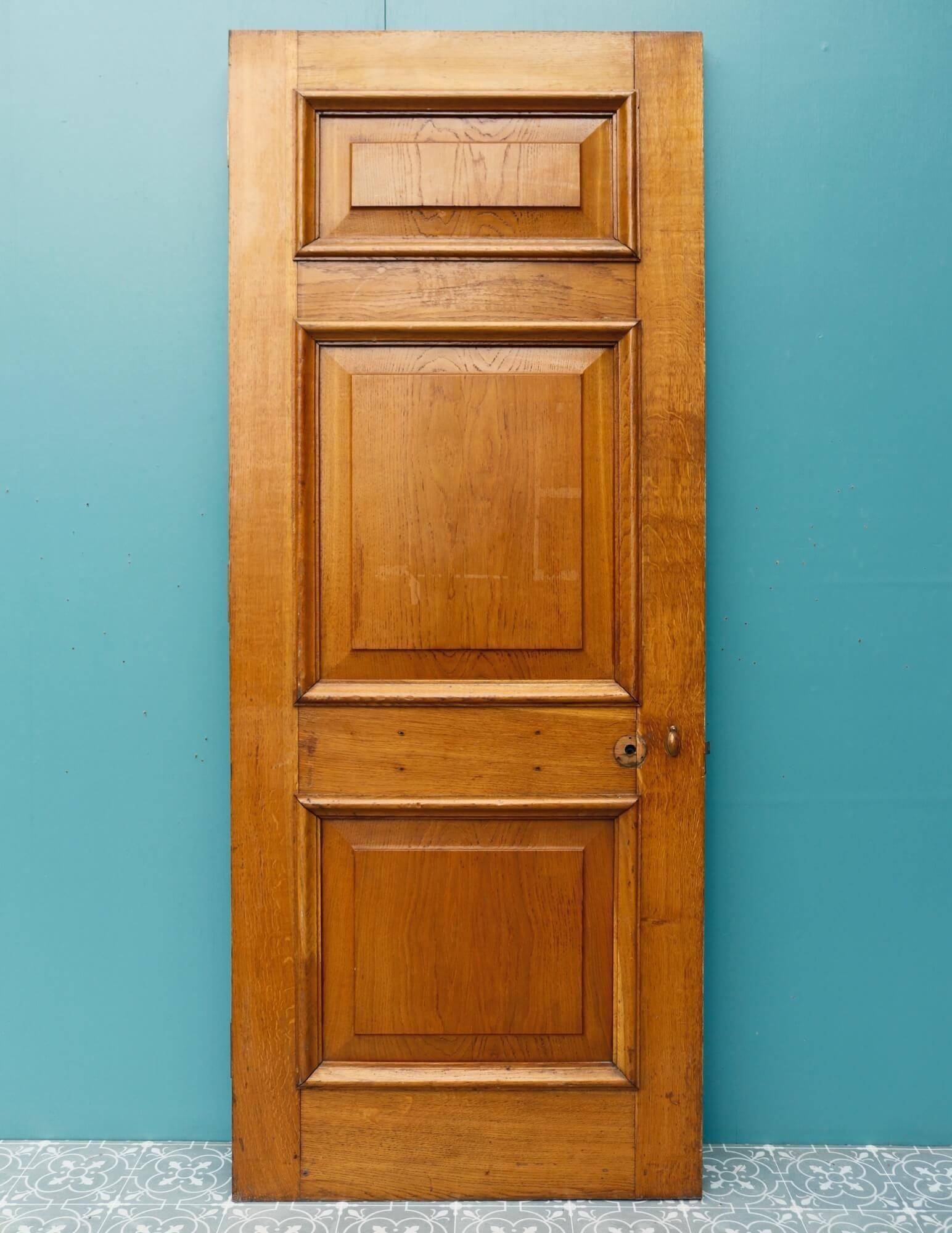 1920er Jahre Edwardian Style Eiche Tür mit Rahmen und Architrav (20. Jahrhundert) im Angebot