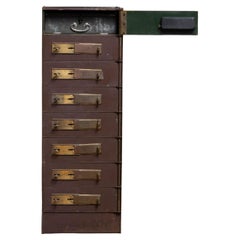 1920's Eight Safety Deposit Boxes / Security Lockers from a Bank Safe