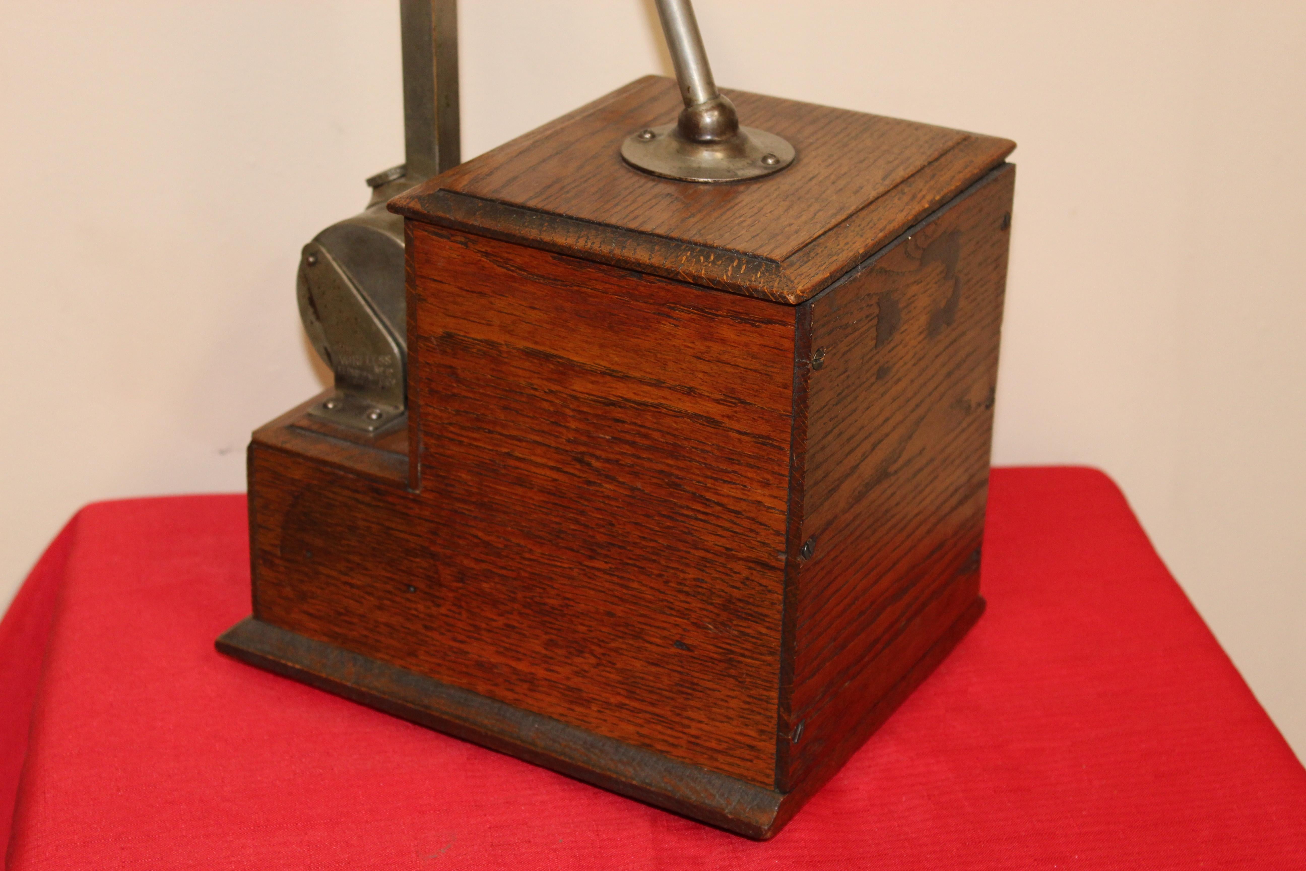1920s Eldred Wireless Number 12 Table Top Lighter 8