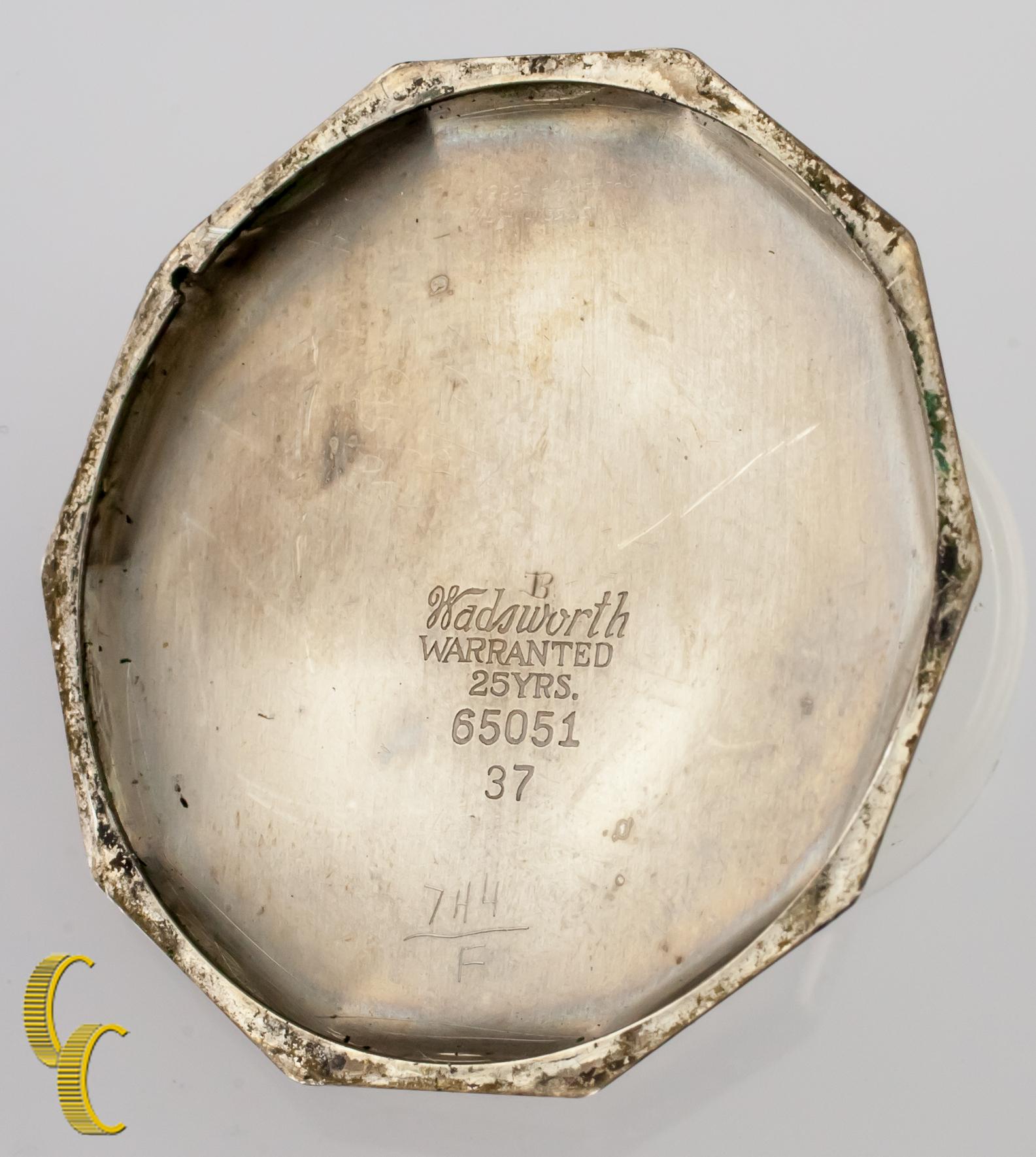 Reloj de bolsillo de esfera abierta Elgin de oro de 1920, tamaño 12S en Bueno estado para la venta en Van Nuys, CA