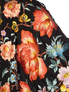 1920s Embroidered Kimono with Fringe
