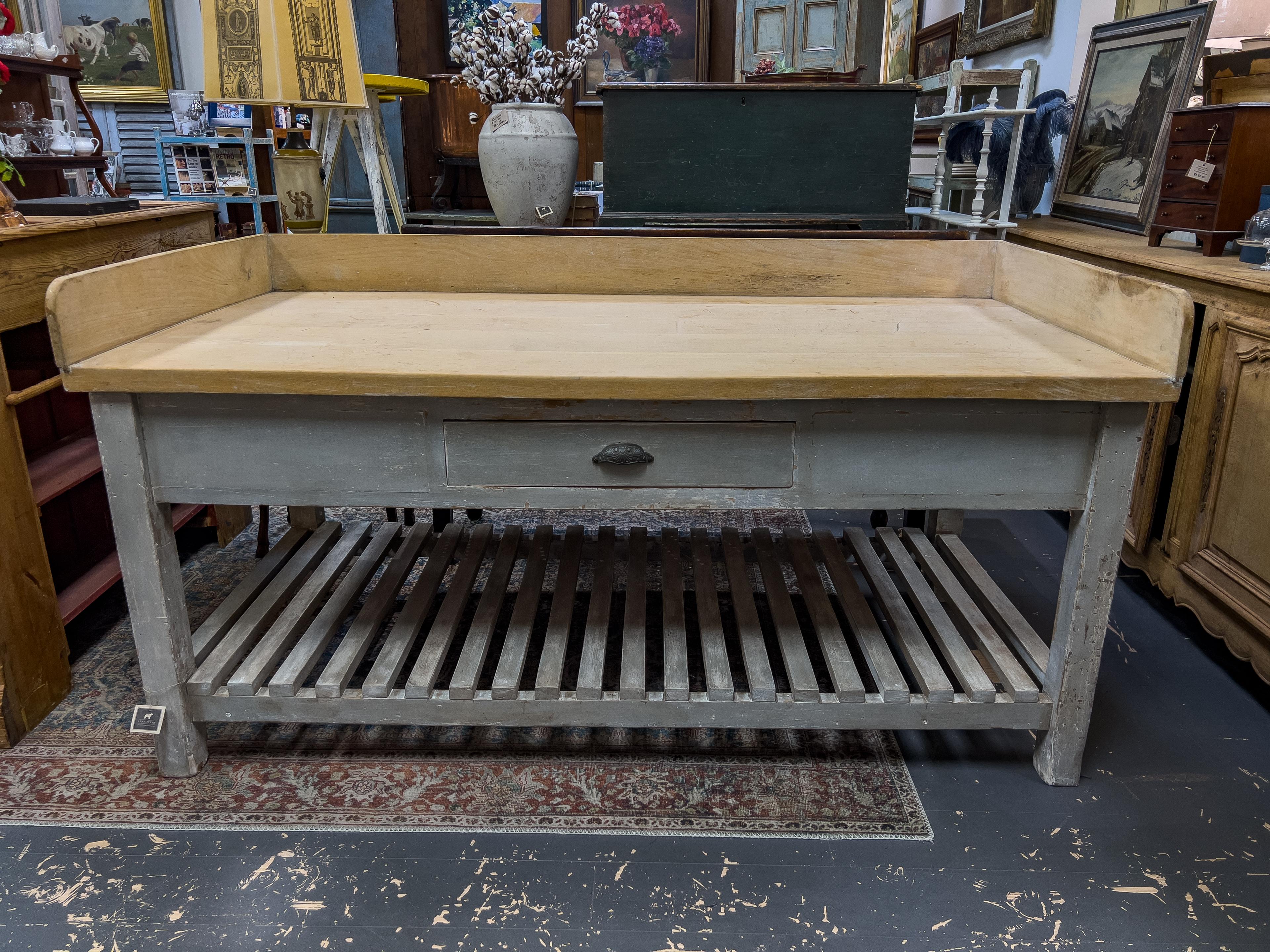 bäckertisch holz
