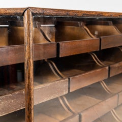 1920's English Glass Haberdashery Unit - Twenty Drawer