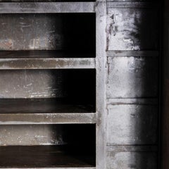 1920's English Industrial Strong Locker