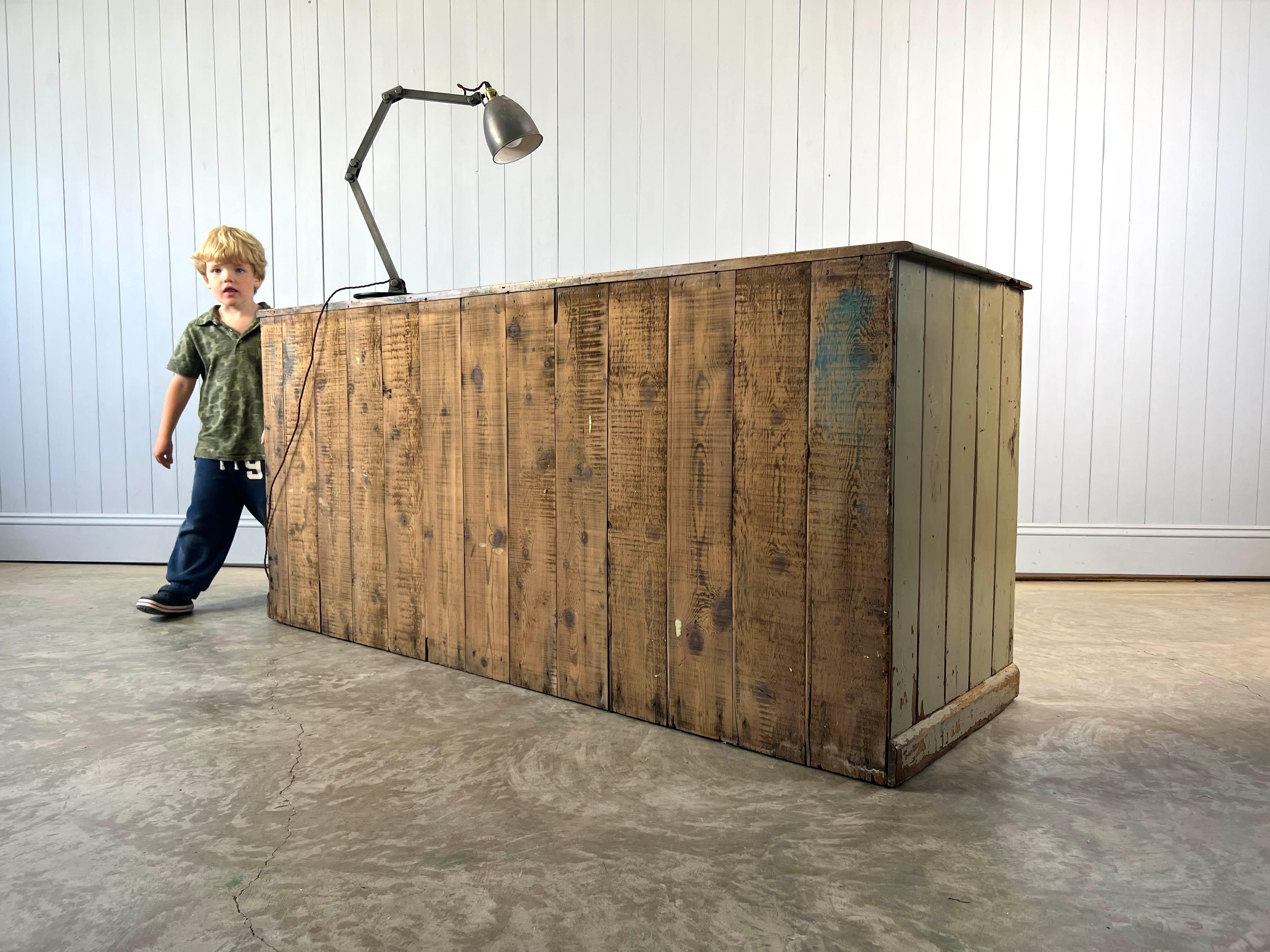 British 1920s English Printer's Desk