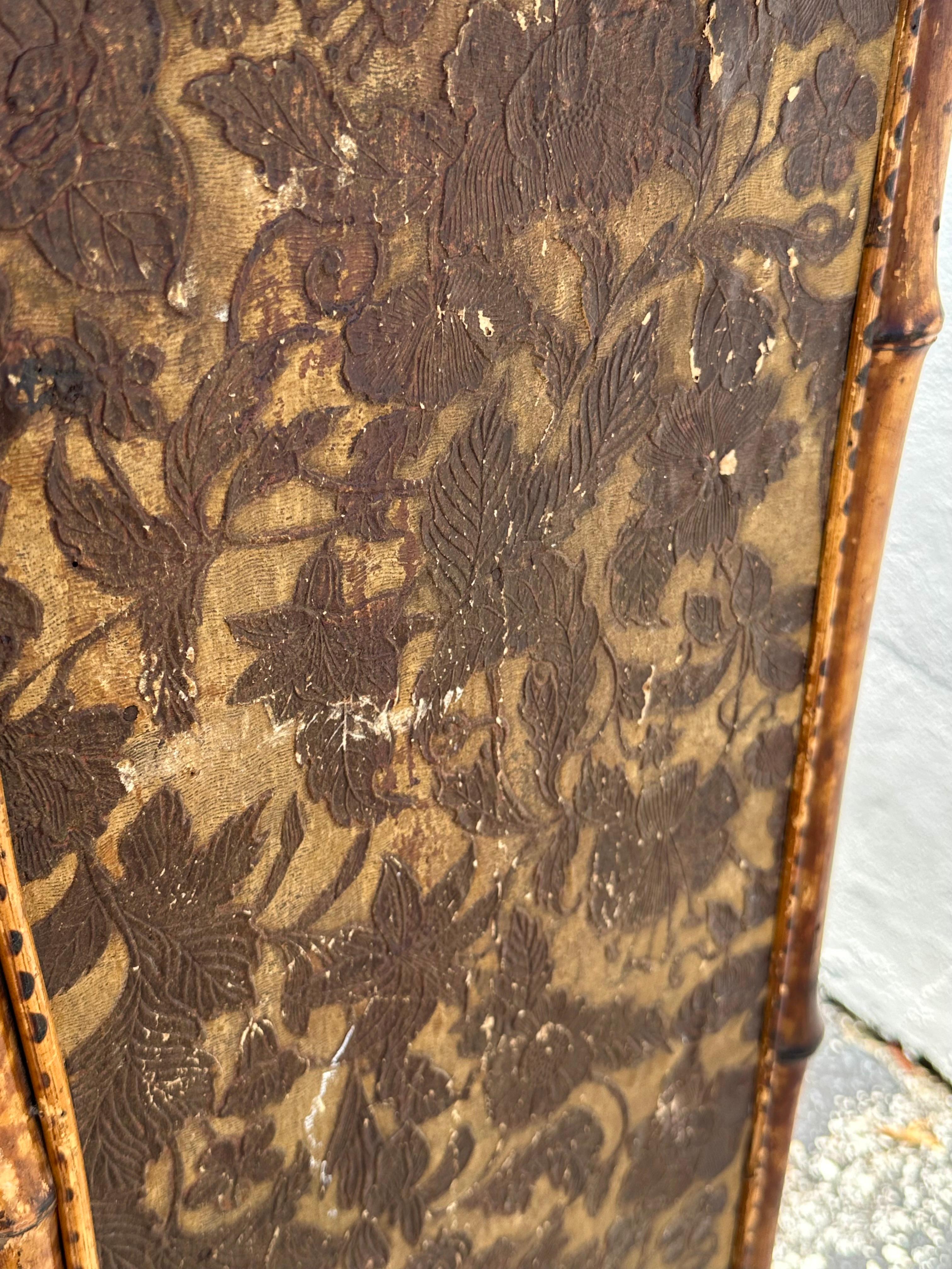 Mini-Sideboard-Schrank aus lackiertem englischem Rattanglas, Chinoiserie, 1920er Jahre im Angebot 7