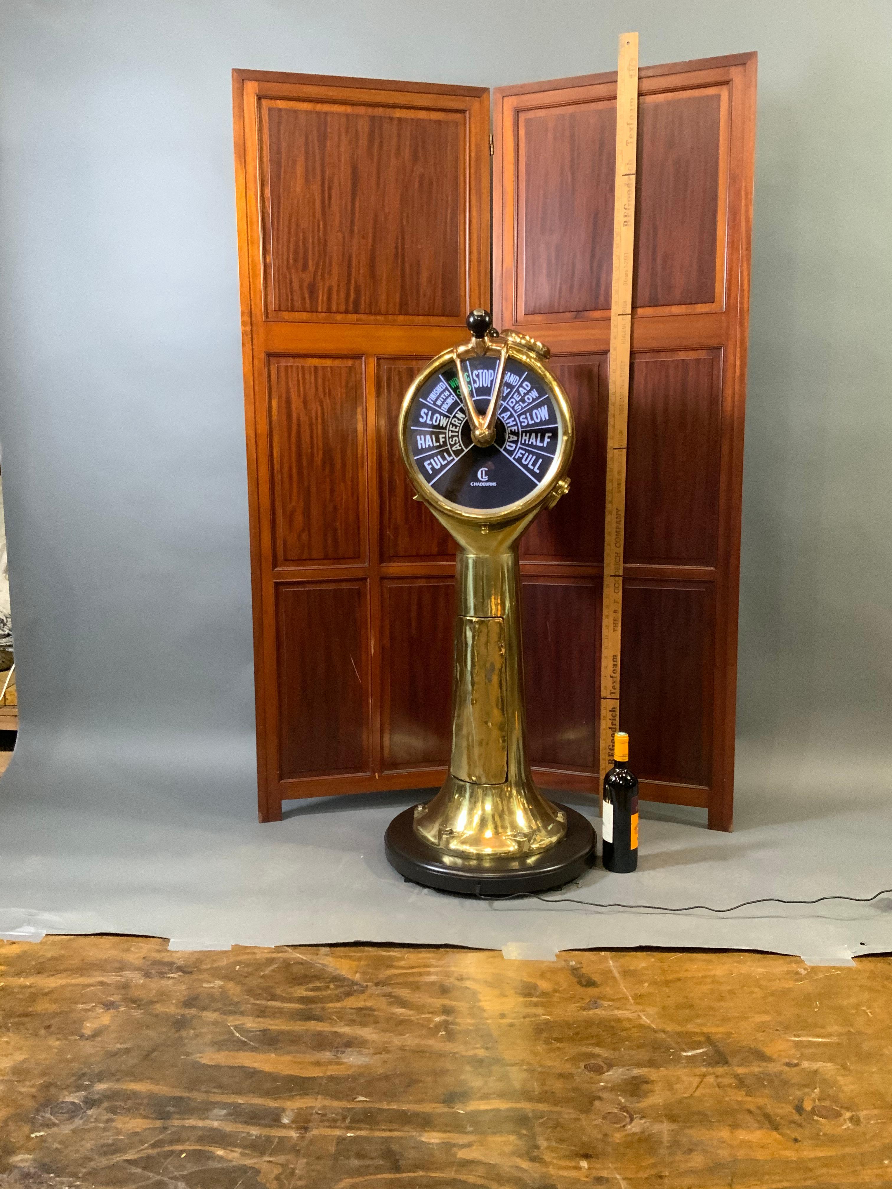 Poli Navires de l'époque des années 1920 Moteur Commande Télégraphe en vente