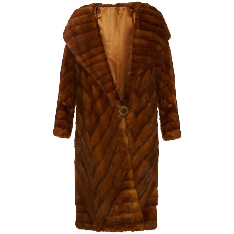 1920s Ermine Flapper Coat For Sale