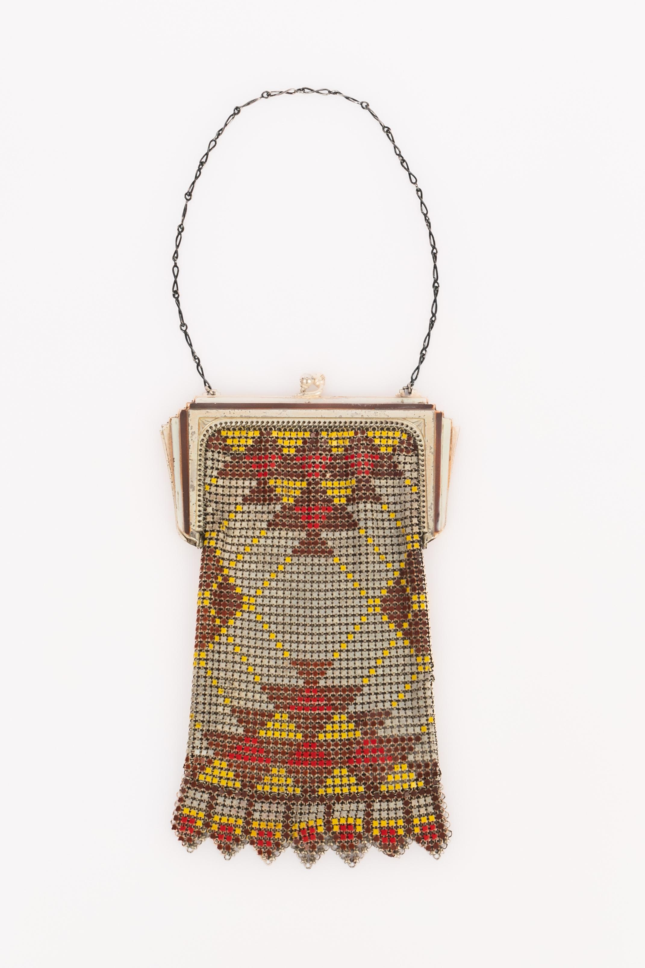 1920s evening bag In Excellent Condition For Sale In SAINT-OUEN-SUR-SEINE, FR