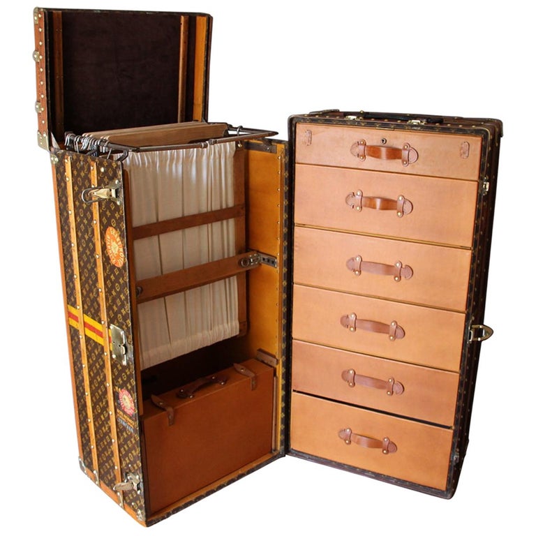 Louis Vuitton 1920s wardrobe trunk