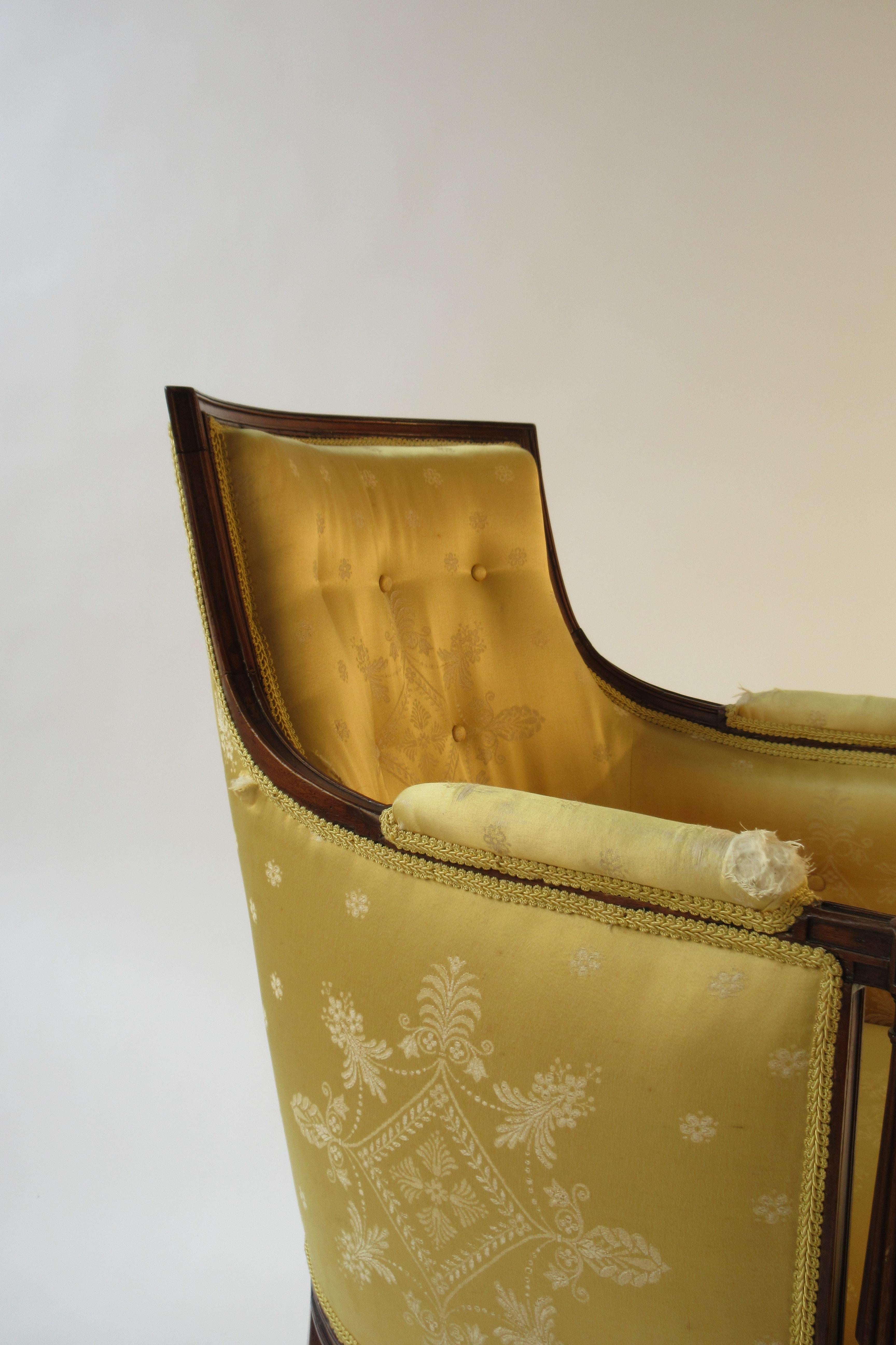 Early 20th Century 1920s Federal Armchair