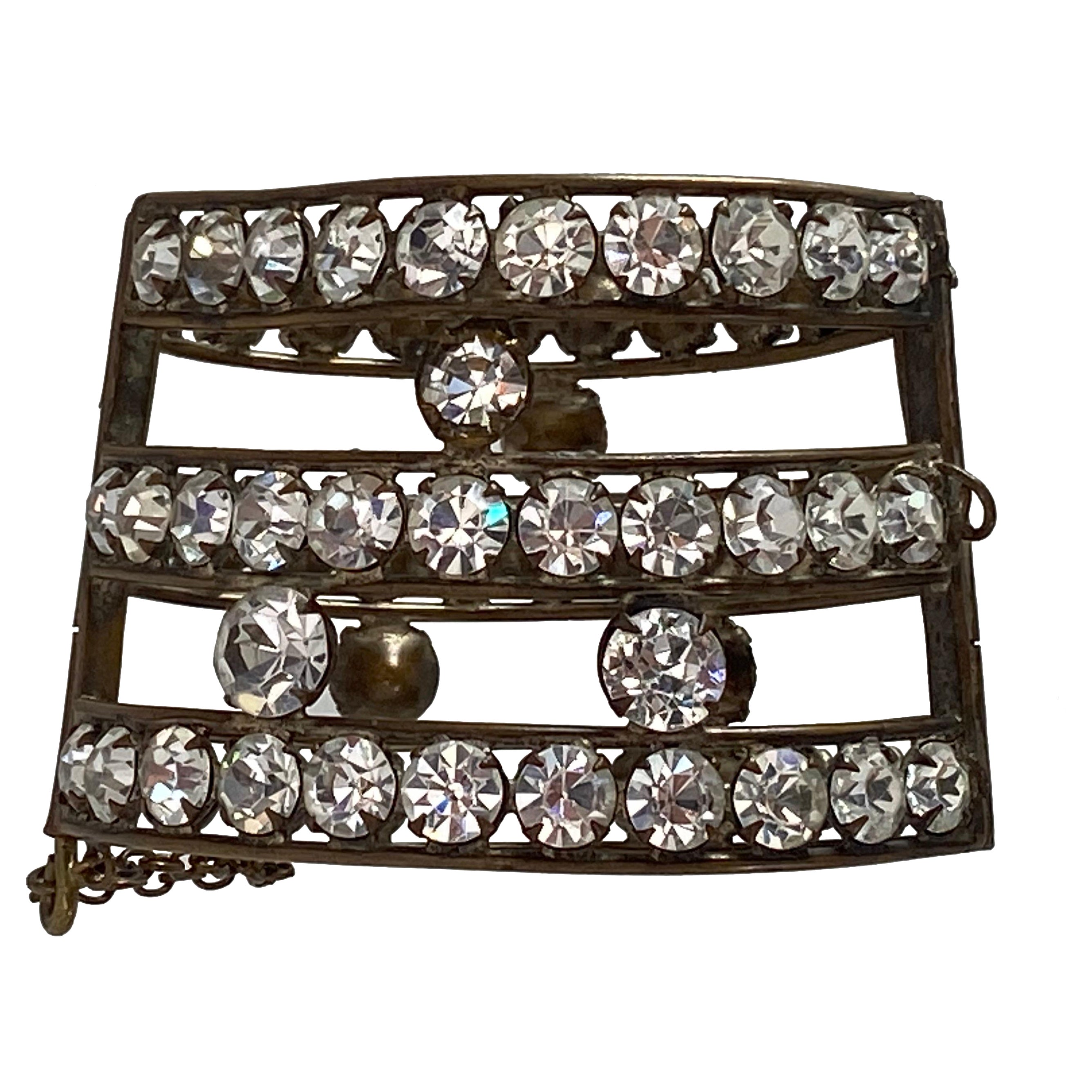 1920s Flapper Disfraz de Trabajo Abierto Marco Rhinestone Pulsera Brazalete en venta