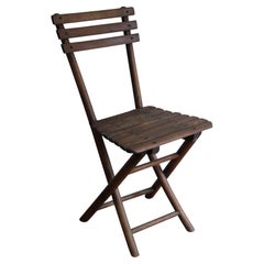 1920's Folding Garden Chair by Gebrüder Thonet